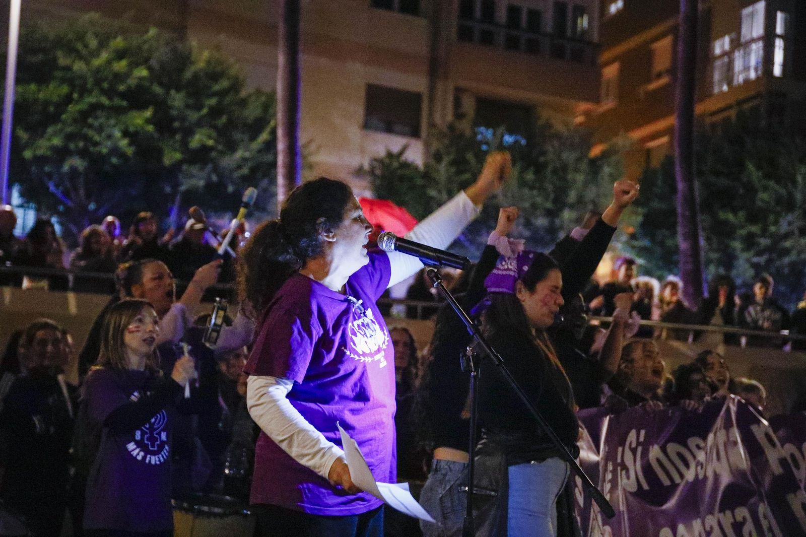 Las imágenes de la manifestación realizada por Asamblea Feminista 8M en Almería