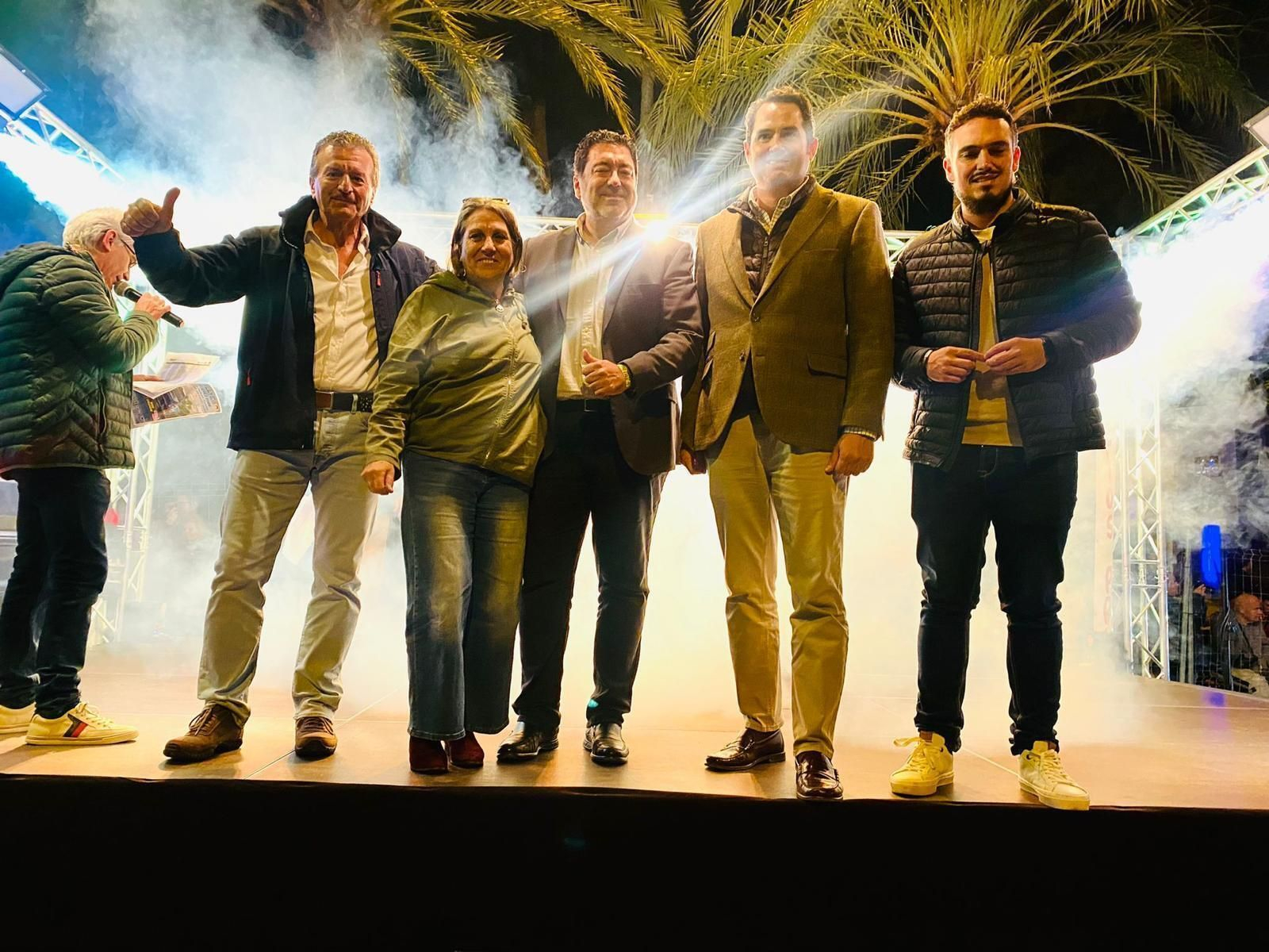 En la entrega de los premios del Rally Ciudad de Jerez.