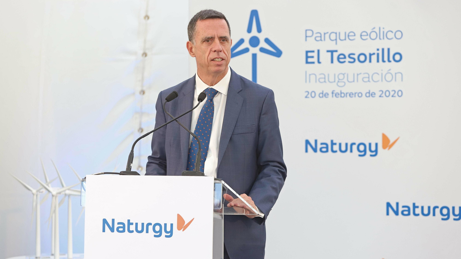 Las mejores fotos de la inauguración del parque eólico de Naturgy en Tesorillo