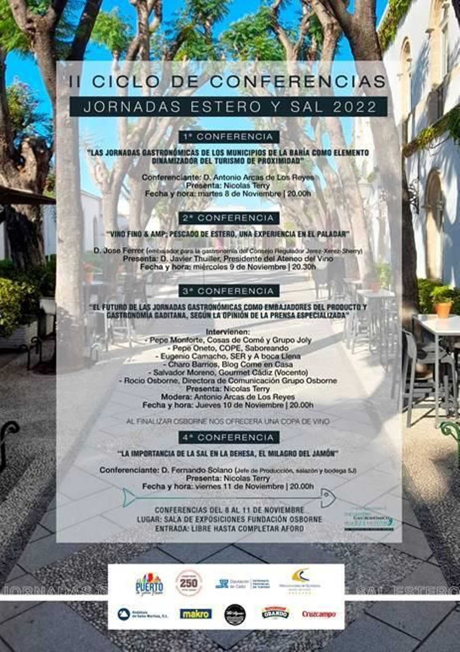 Programa del ciclo de conferencias.