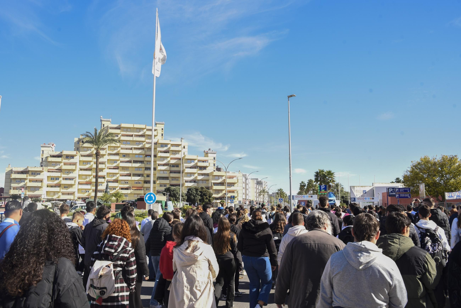 Marcha en La Línea por el 25-N, Día Internacional de la Eliminación de la Violencia contra la Mujer