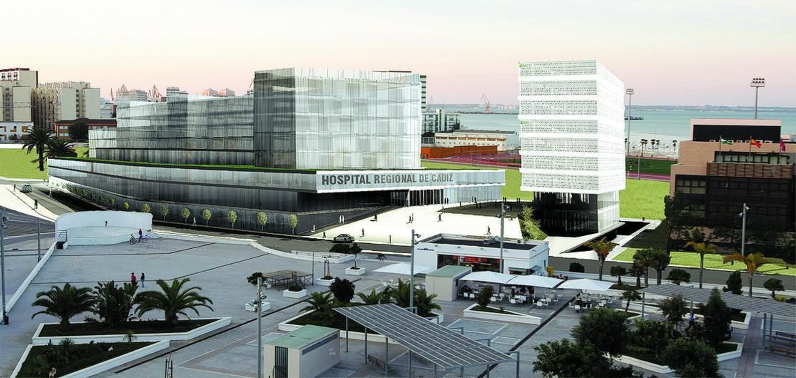 El diseño del primitivo hospital.