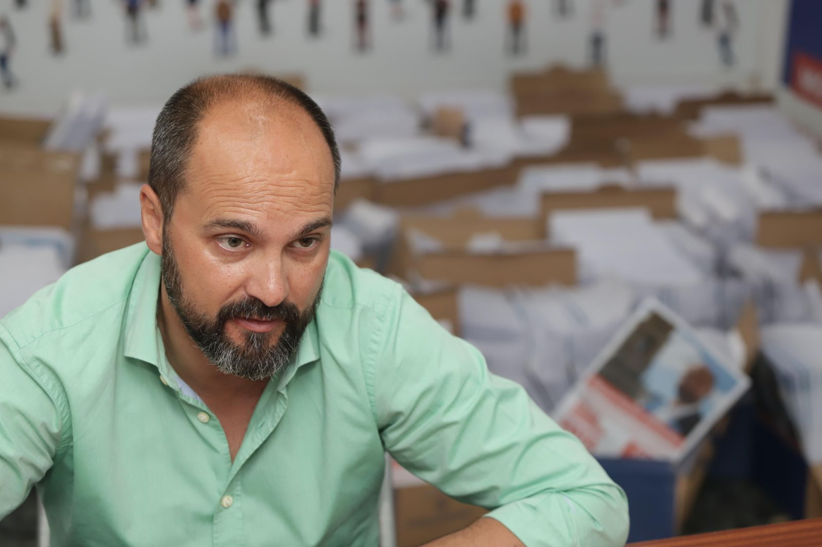 Miguel Alconchel, alcalde de Los Barrios.