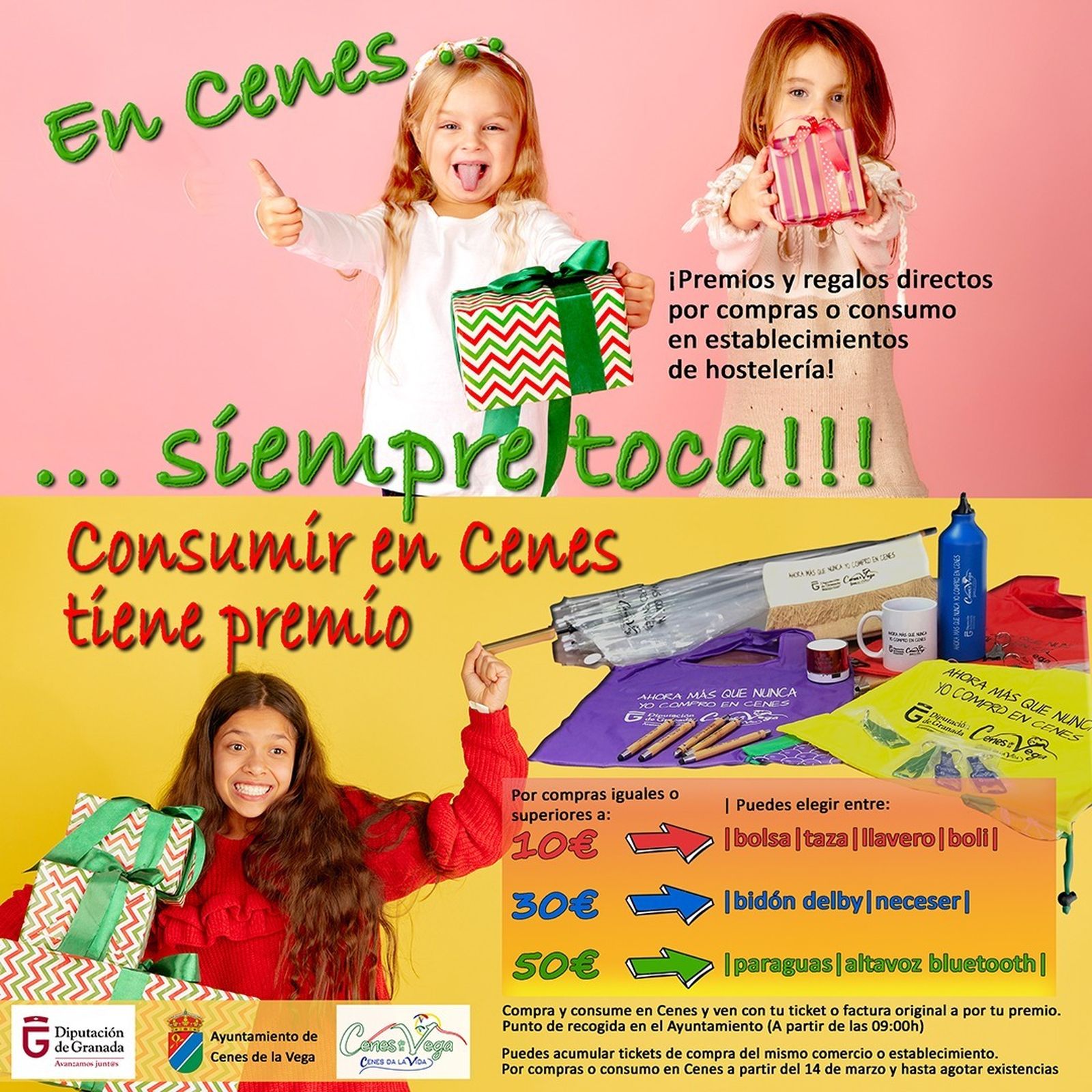 Consumir en Cenes tiene premio