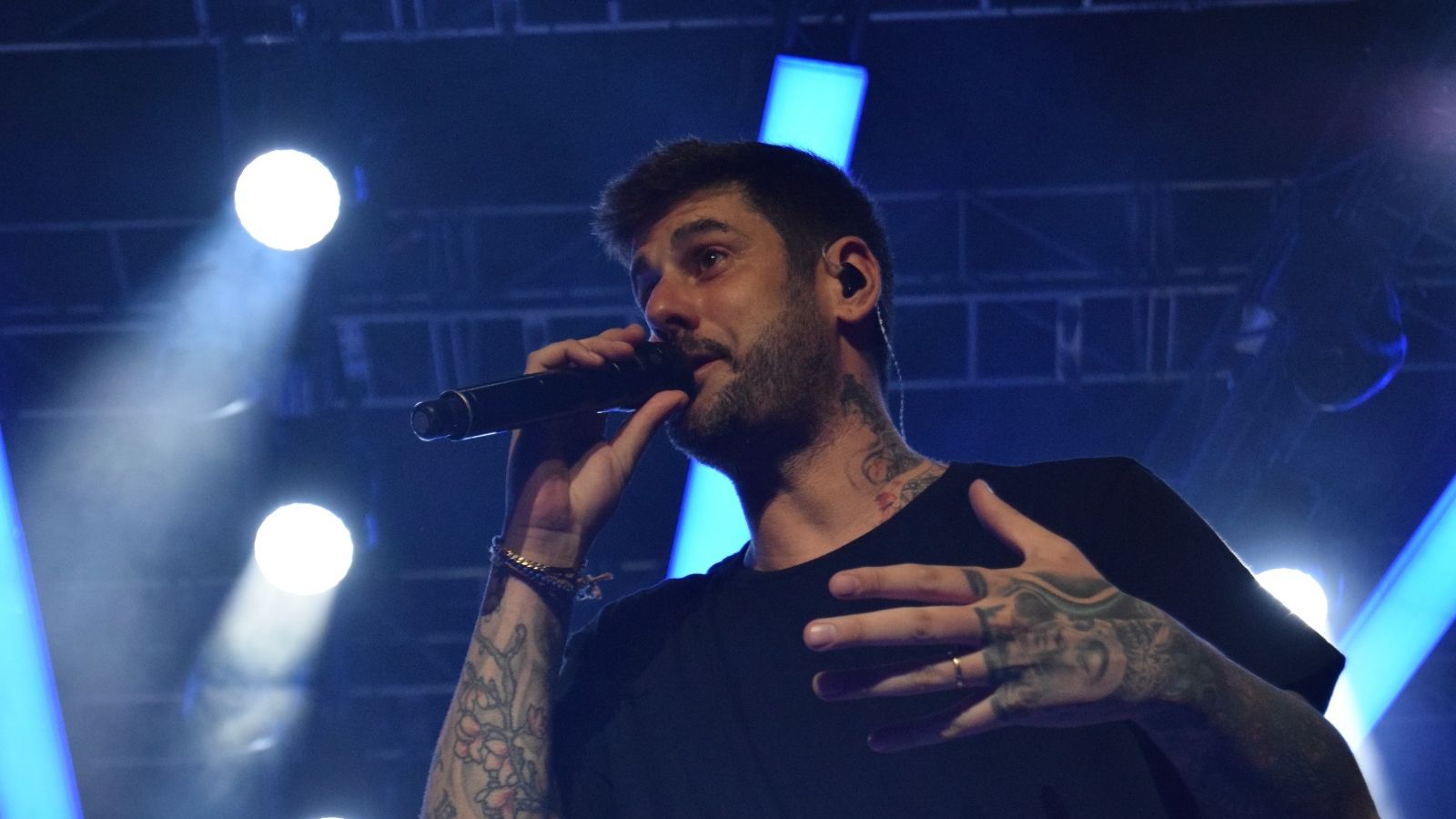 Otro momento del concierto ofrecido en la noche del sábado.