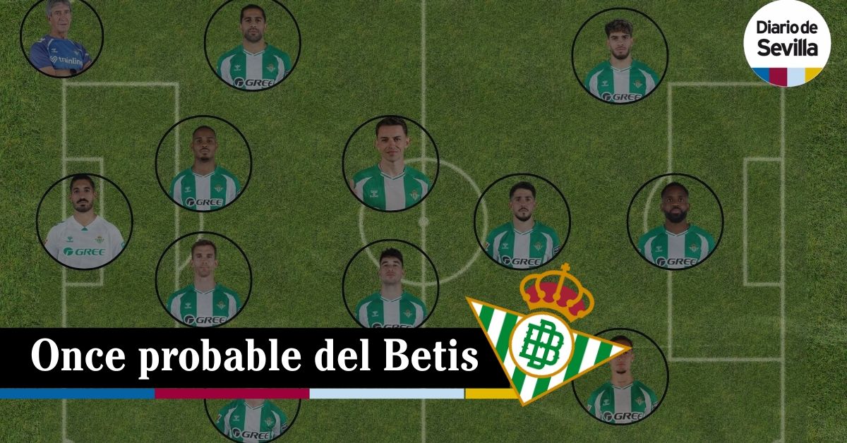 Alineación probable del Betis ante el Mallorca este domingo: sin Cucho pero con Antony