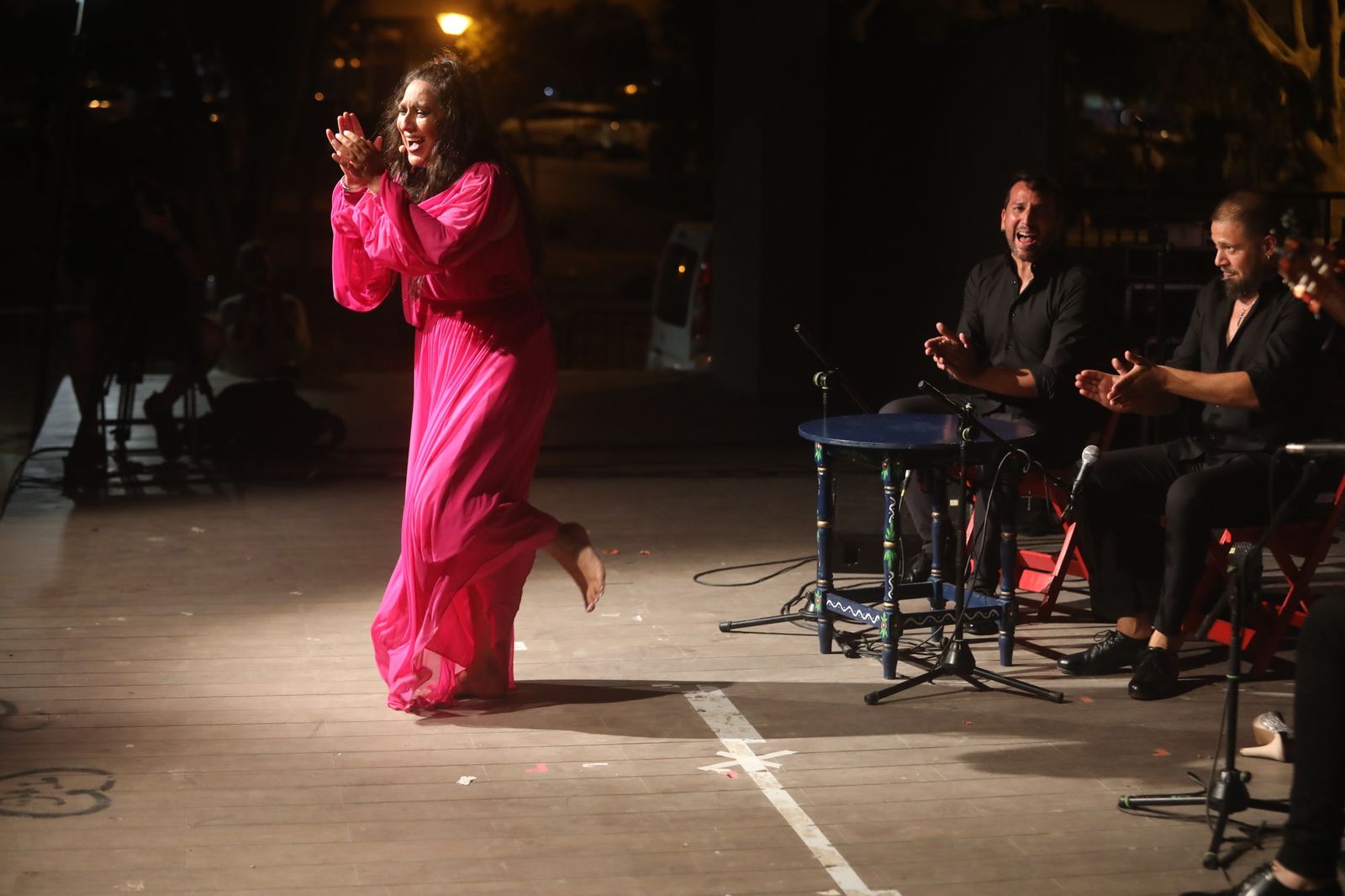 La noche flamenca en el Parque de San Fernando, en imágenes