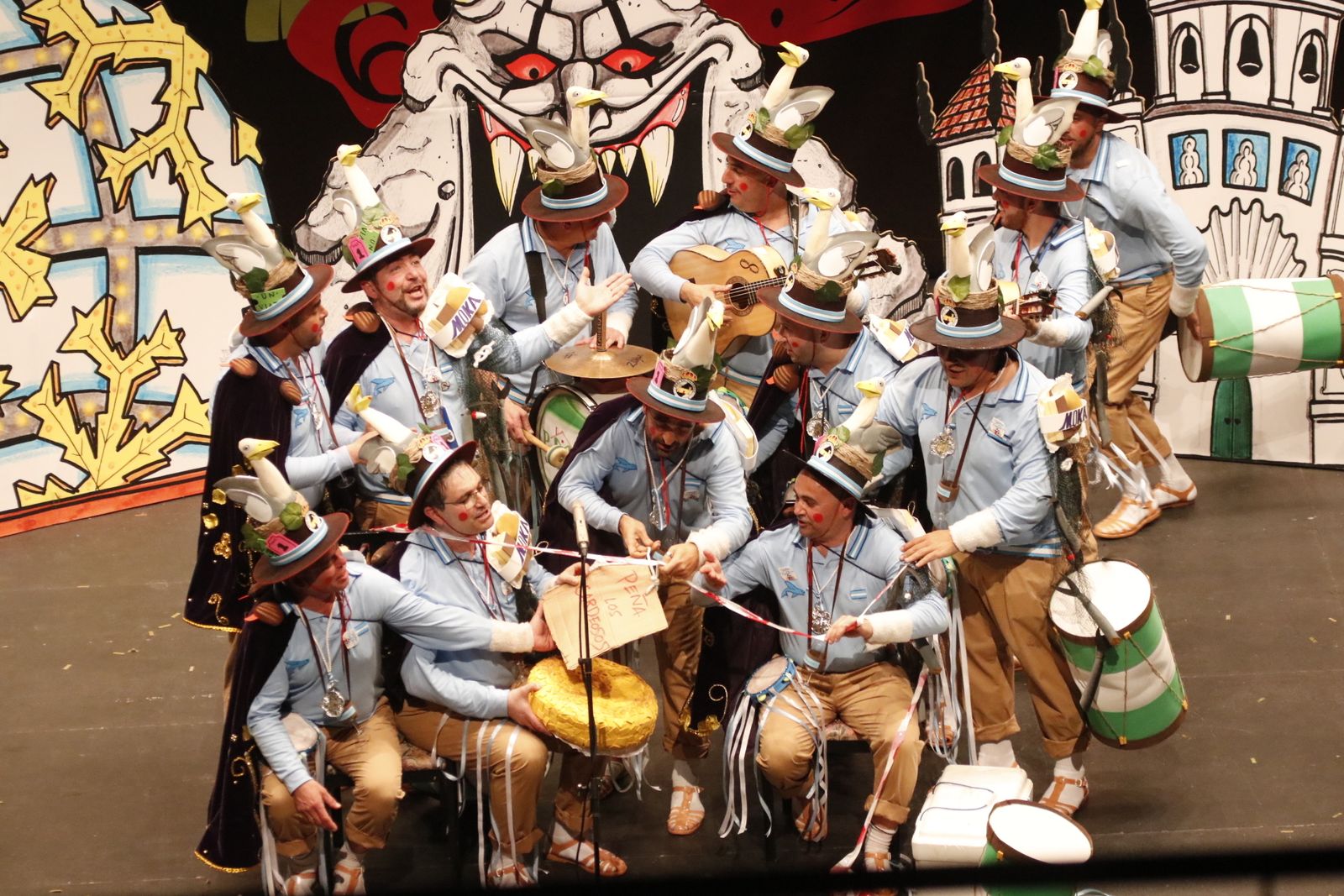 Final del concurso de Carnaval de la Concha Fina de La Línea