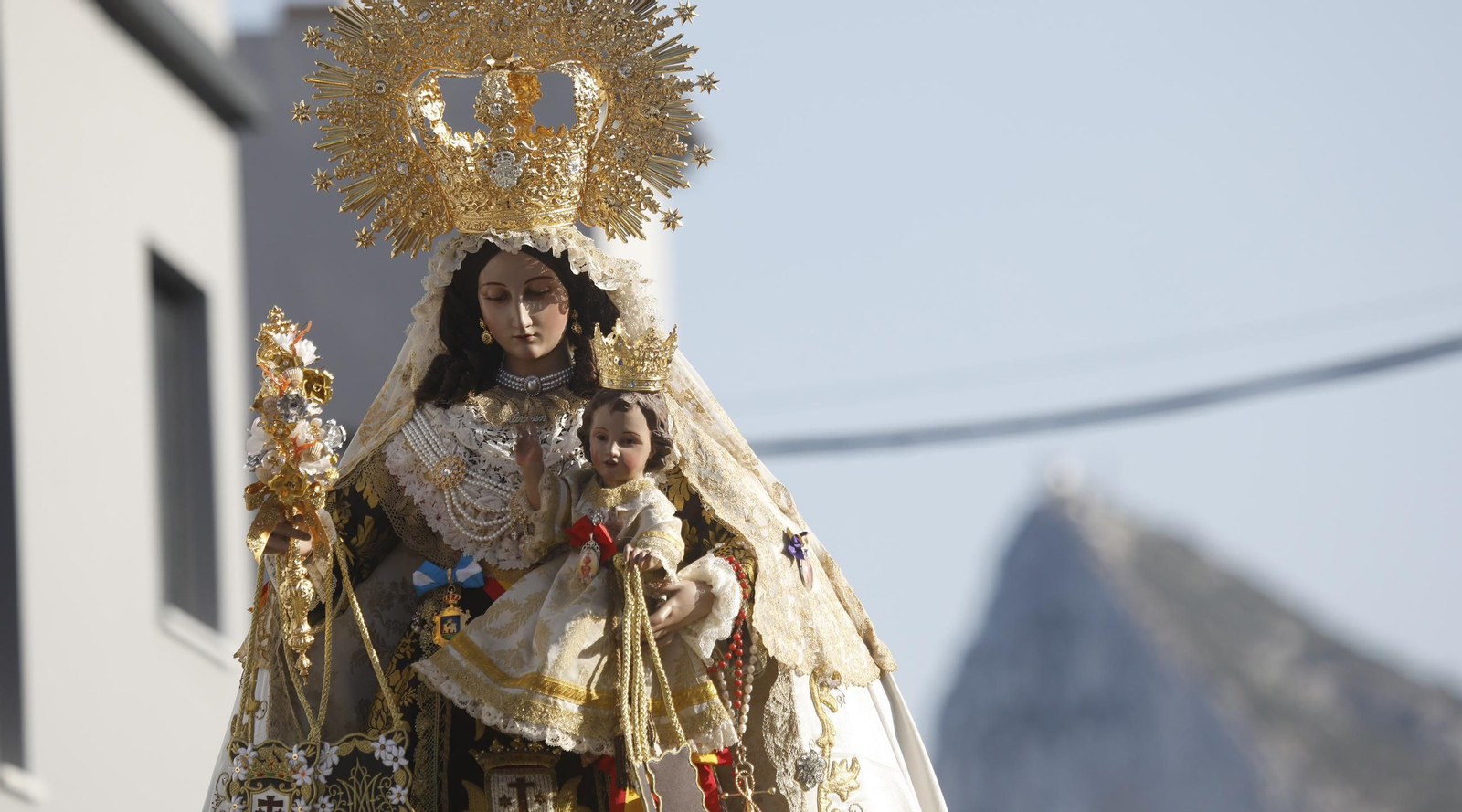 Procesión de la Virgen del Carmen de la iglesia de la Atunara en La Línea