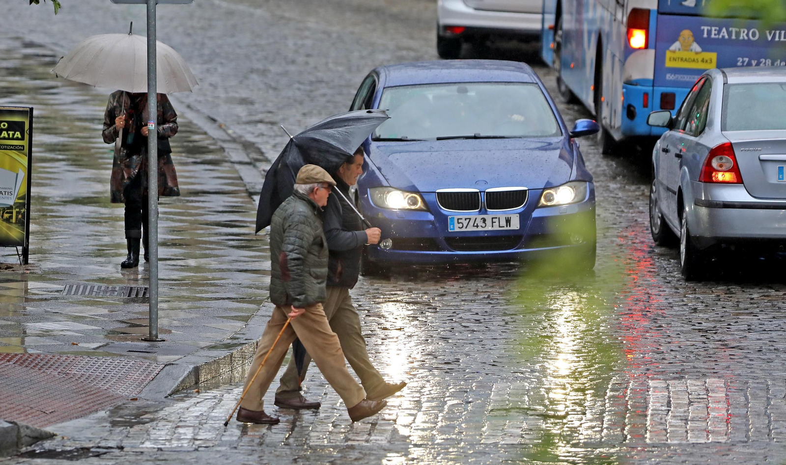 Una imagen de precipitaciones durante el pasado mes de octubre