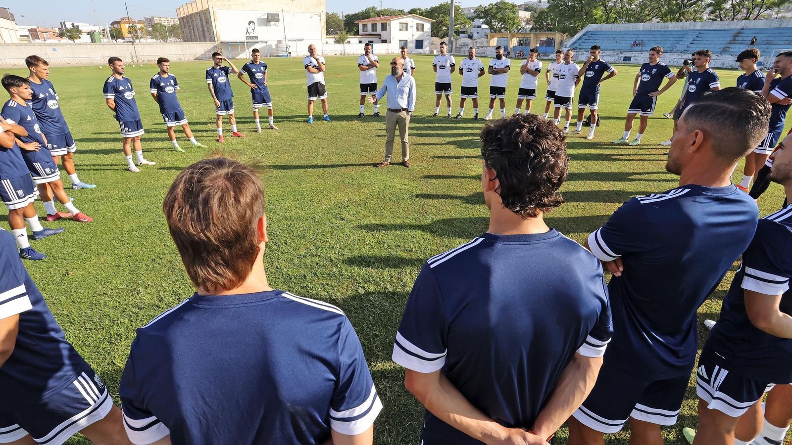 Primer entrenamiento del Xerez CD en el Pedro Garrido de Jerez