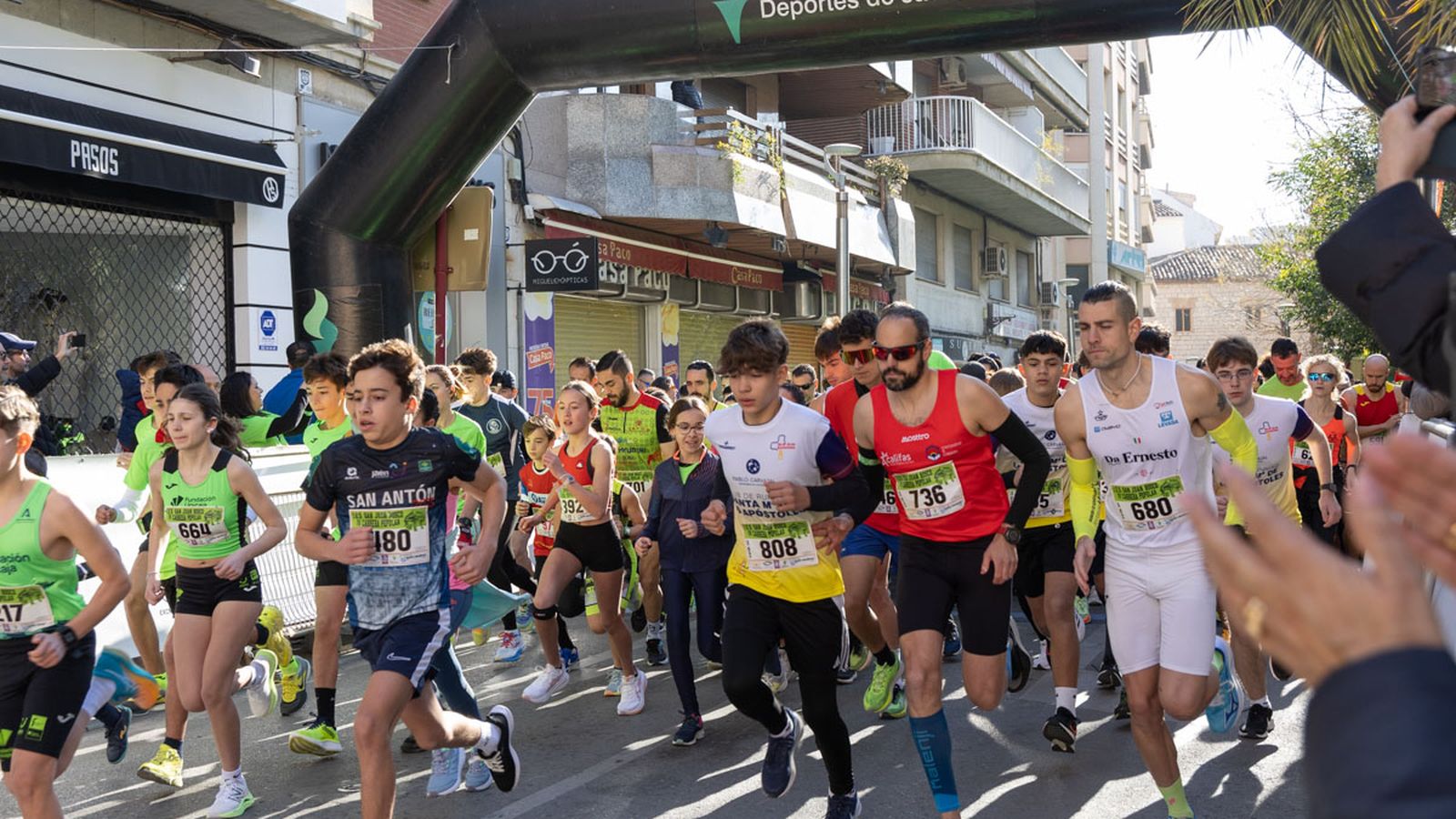 Momento de la salida de la pasada edición.