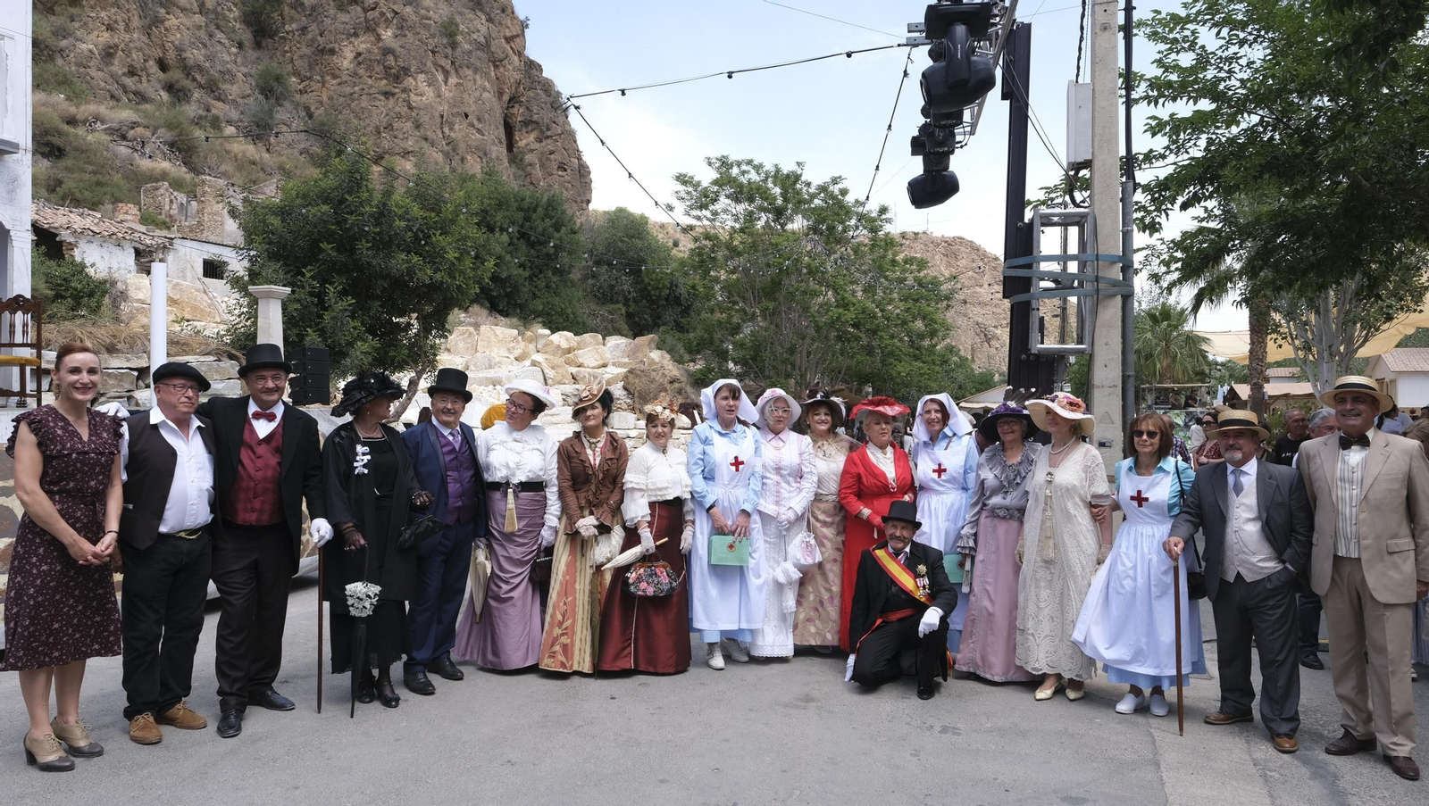 Imágenes de la recreación histórica Canteros y Caciques, en Macael