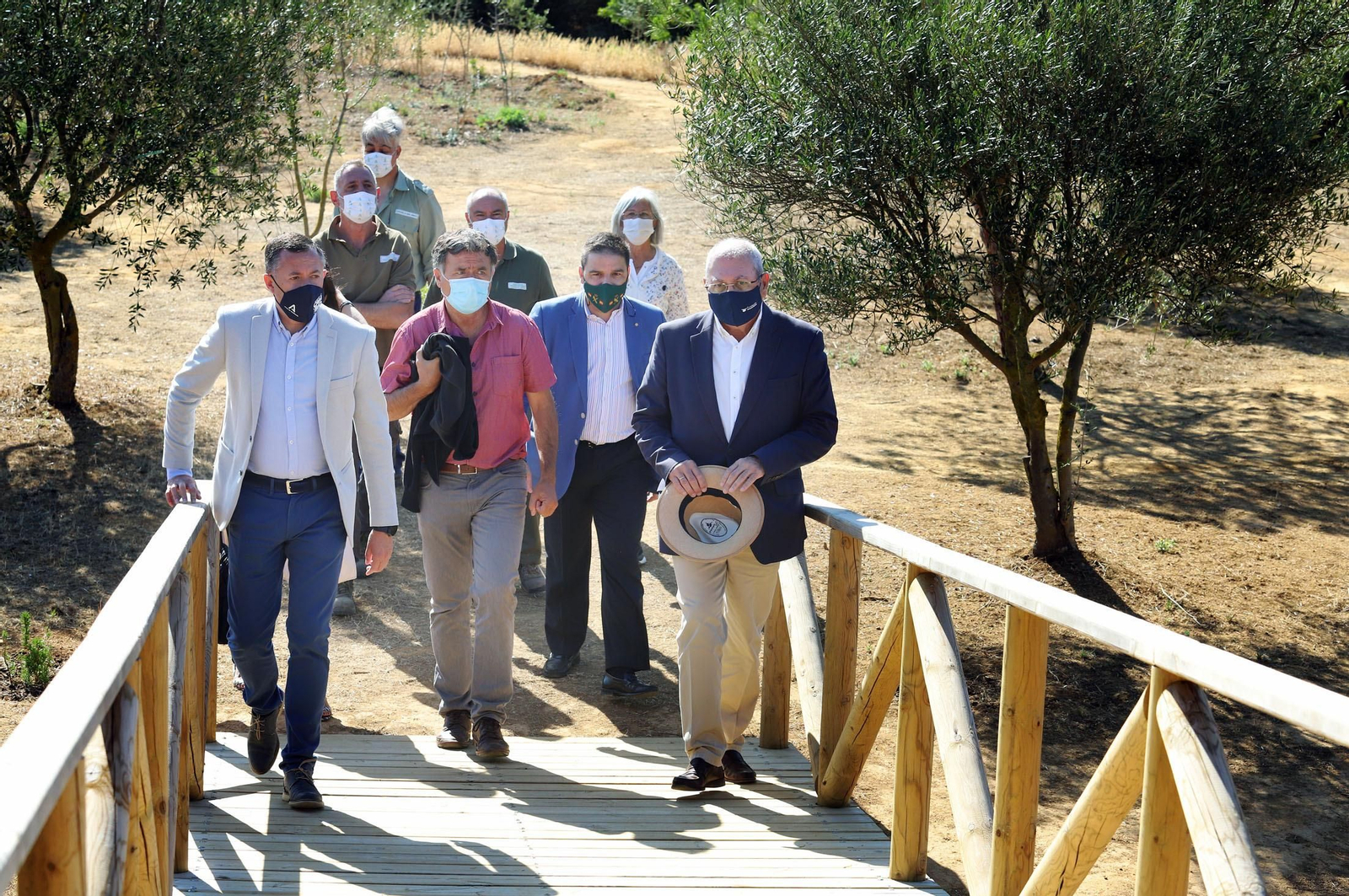Inauguración del nuevo observatorio del Águila Pescadora en Marismas del Odiel