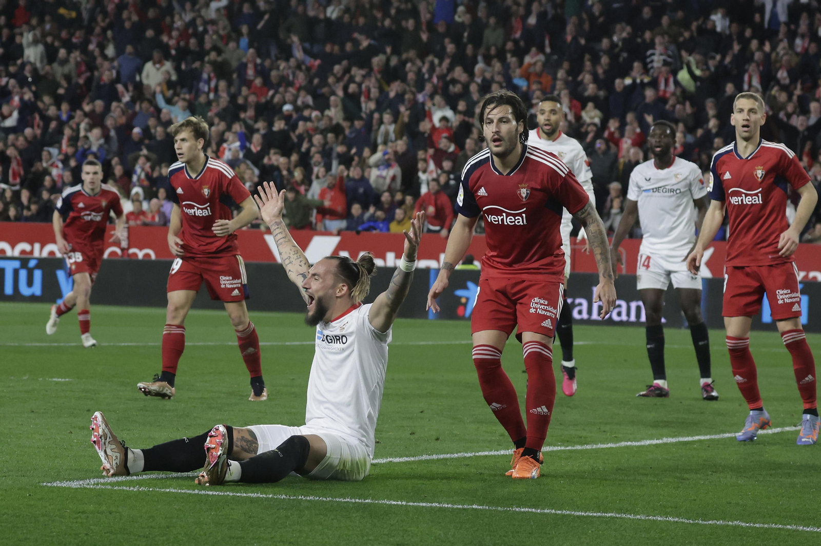 Las imágenes del Sevilla  Osasuna