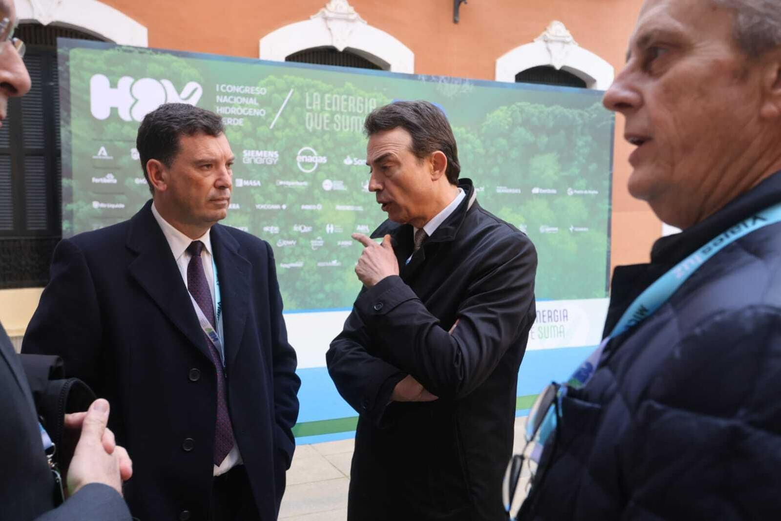 Imágenes de la inauguración del I Congreso Nacional de Hidrógeno Verde en Huelva