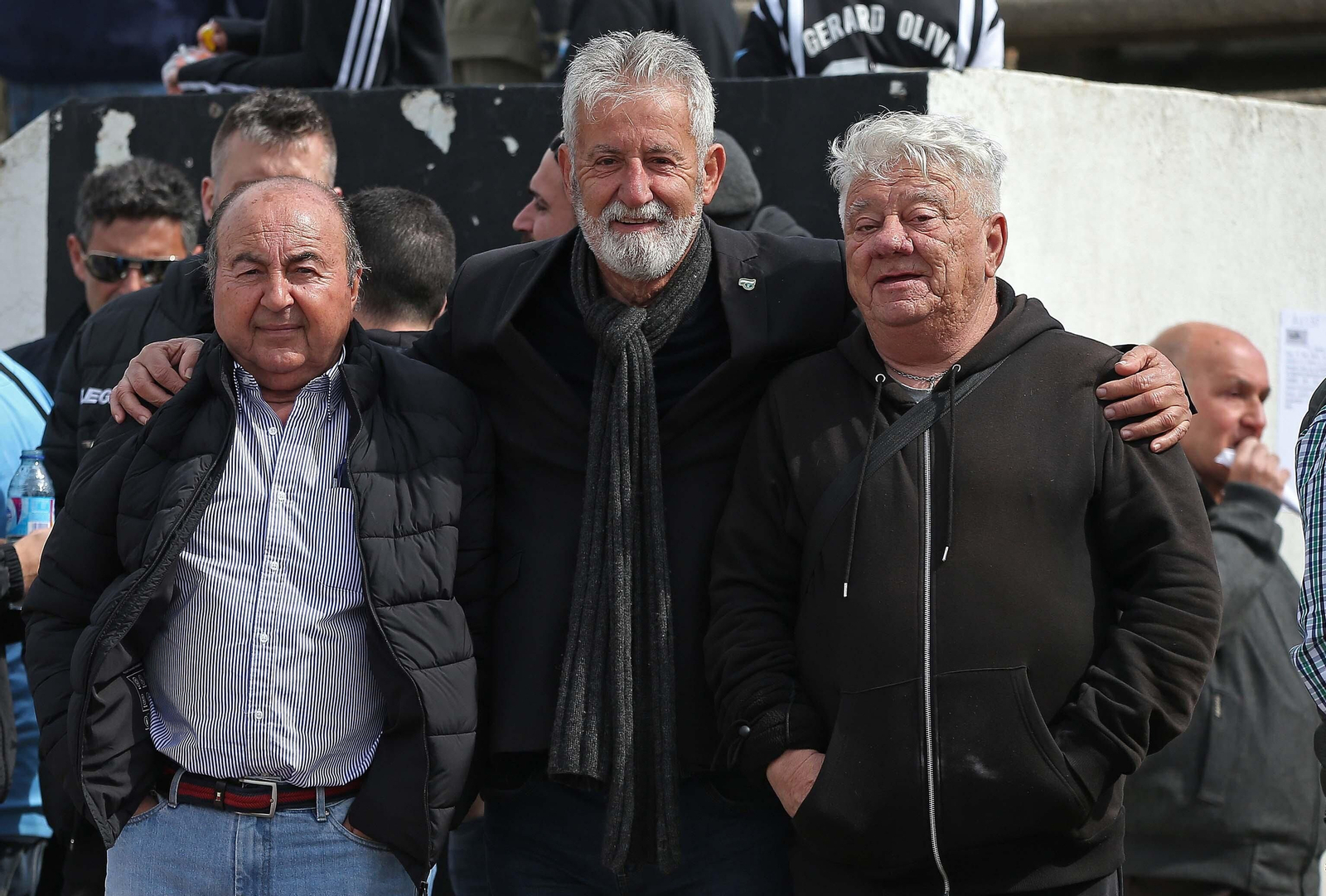 Fotos de la afición durante el Balona - Deportivo de La Coruña en el estadio municipal de La Línea