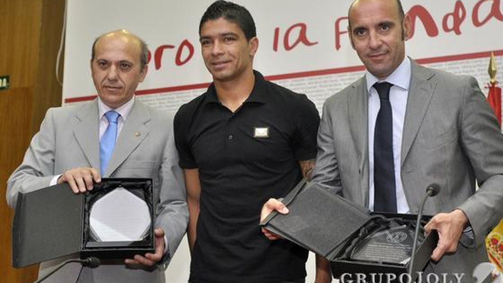 Del Nido, Renato y Monchi. Foto: Manuel Gómez