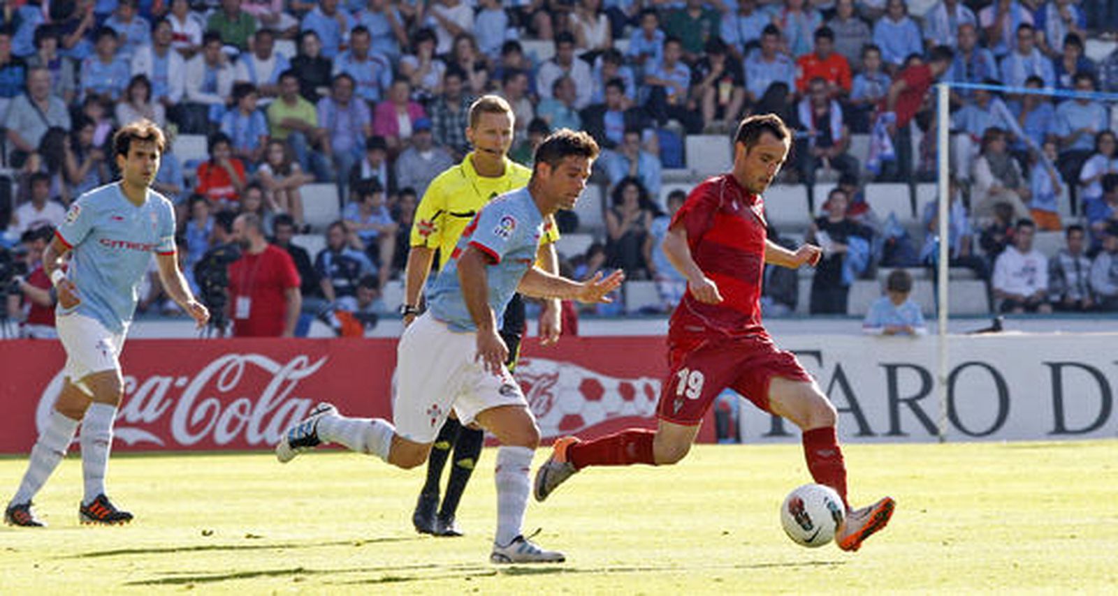 El Córdoba se clasifica para los 'play off' tras empatar sin goles con el Celta.

Foto: LOF