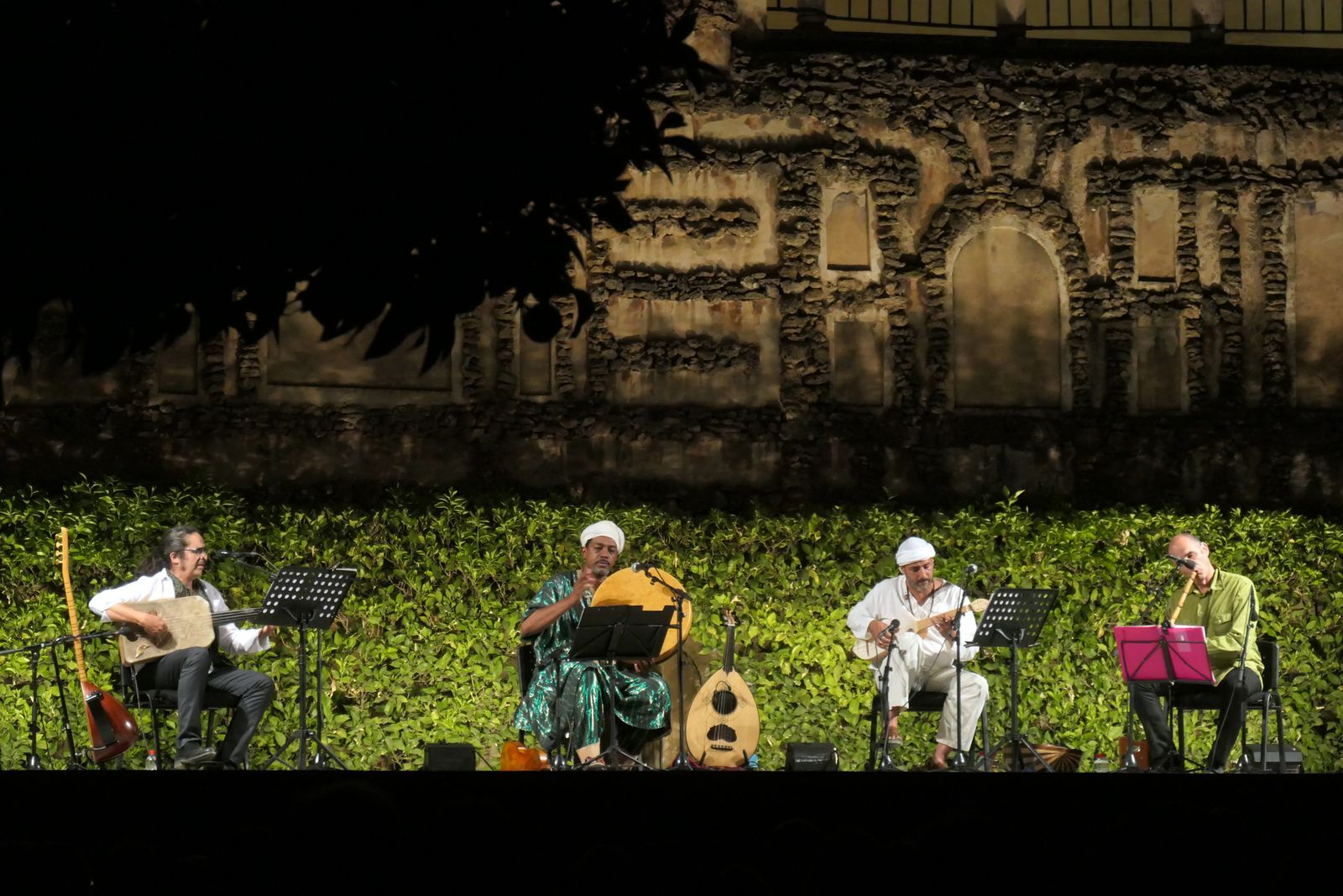 Cabral, Gibril, Muñiz y Molino, Nahzun en el Alcázar.