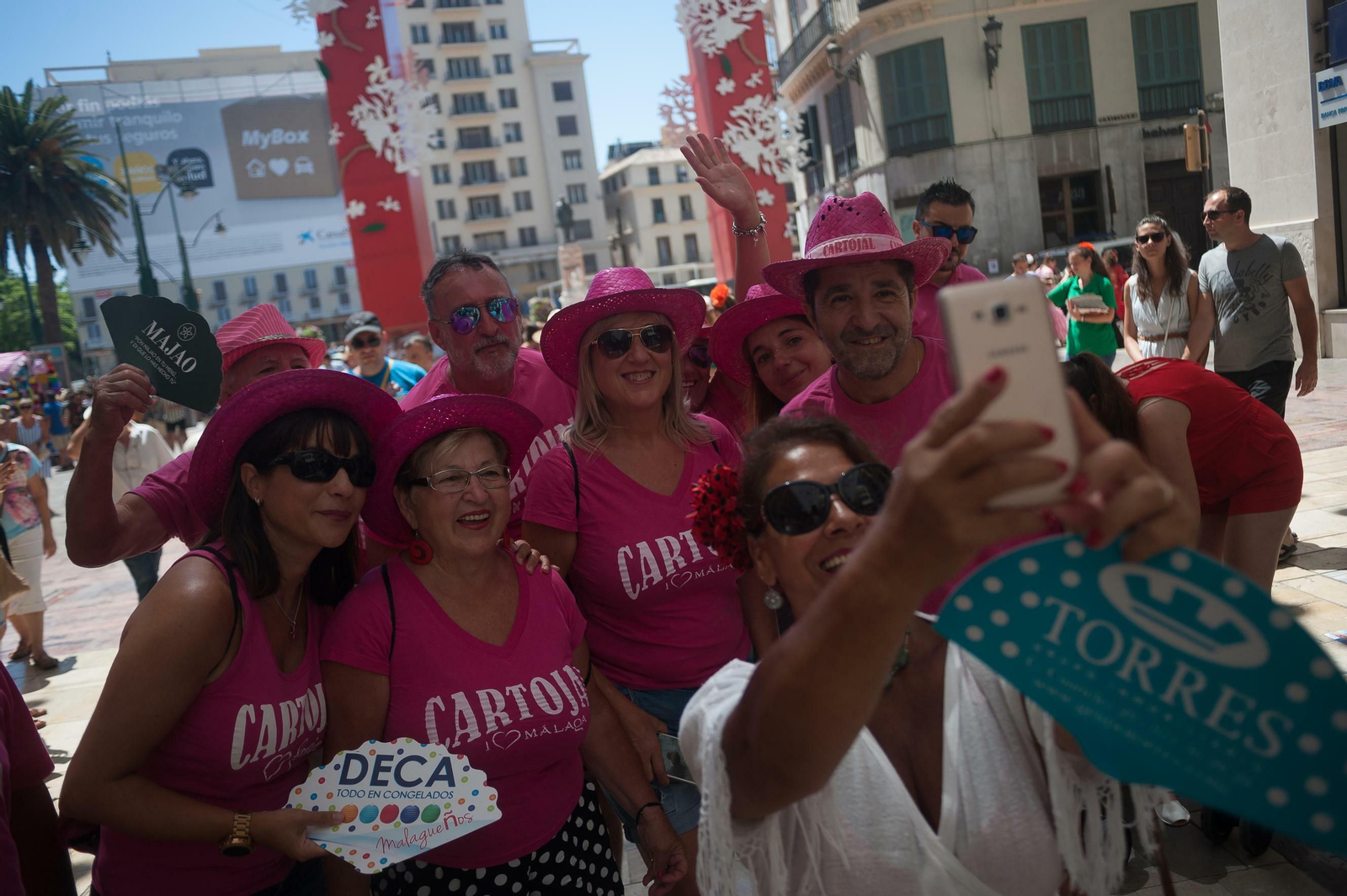 Segundo día de Feria de Málaga en el Centro y en el Real, en fotos