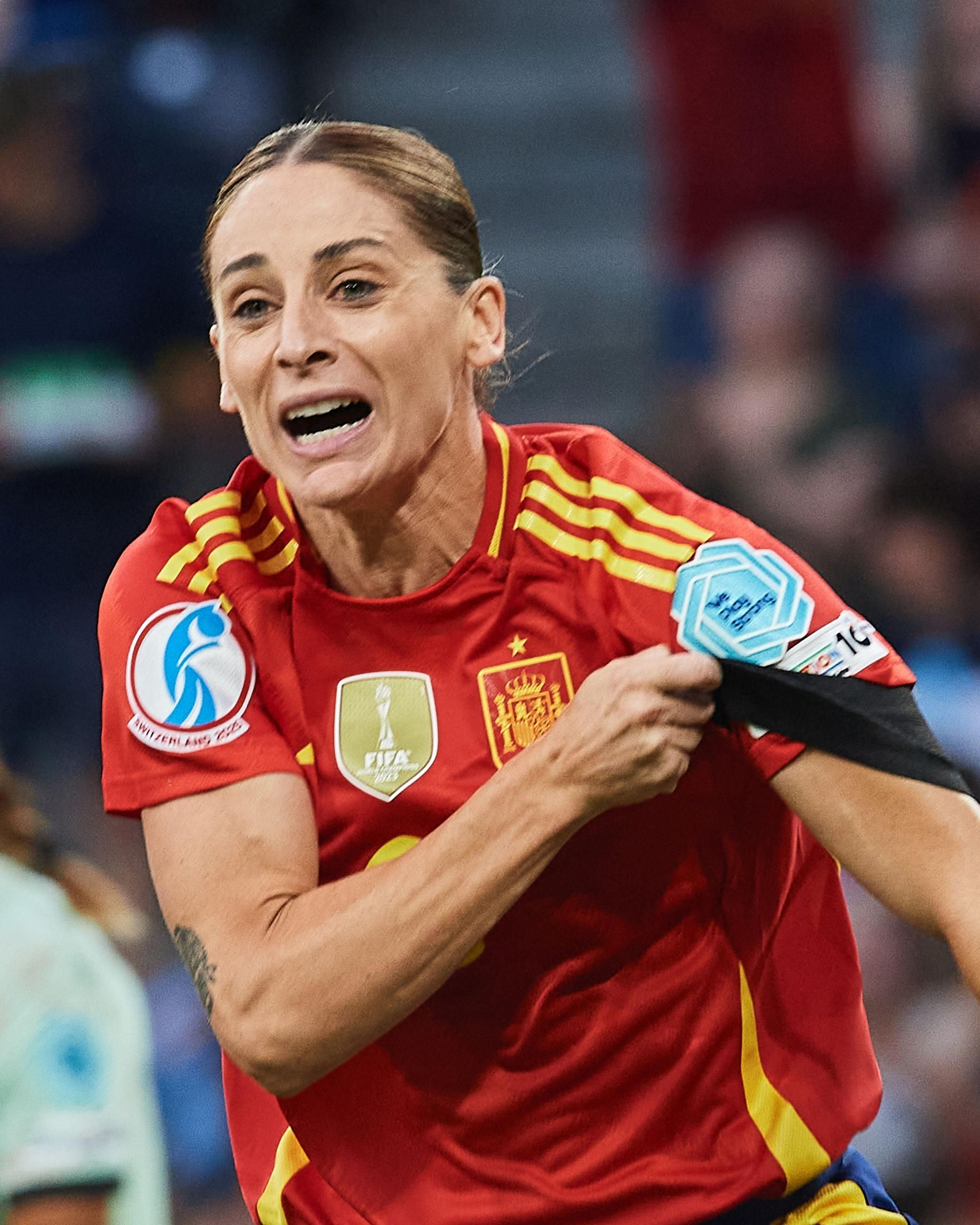 Las fotos del España - Portugal en la Eurocopa femenina