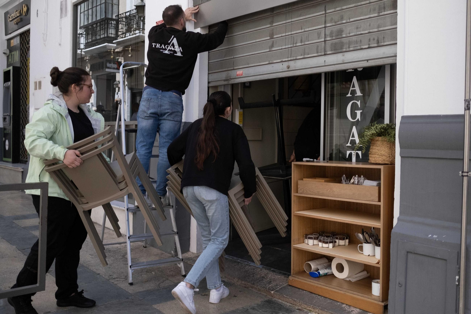 Apagón en Ronda, en imágenes