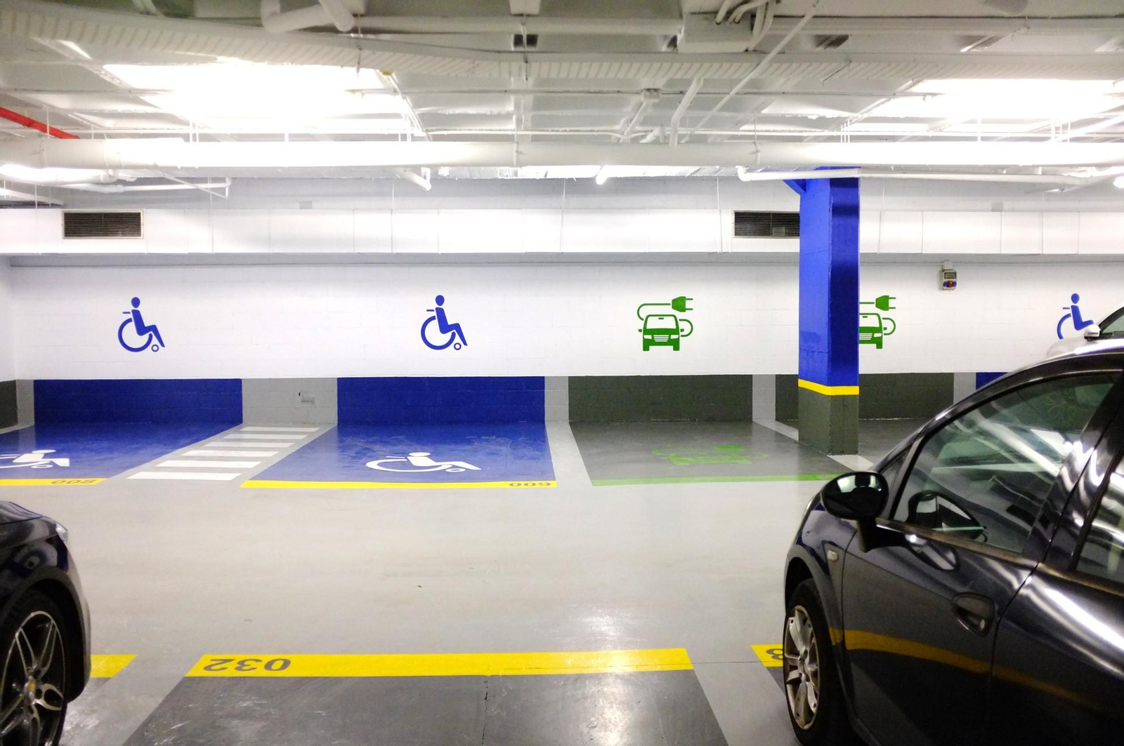 Habrá obras en el parking del Mercado Central para facilitar la maniobrabilidad de los vehículos