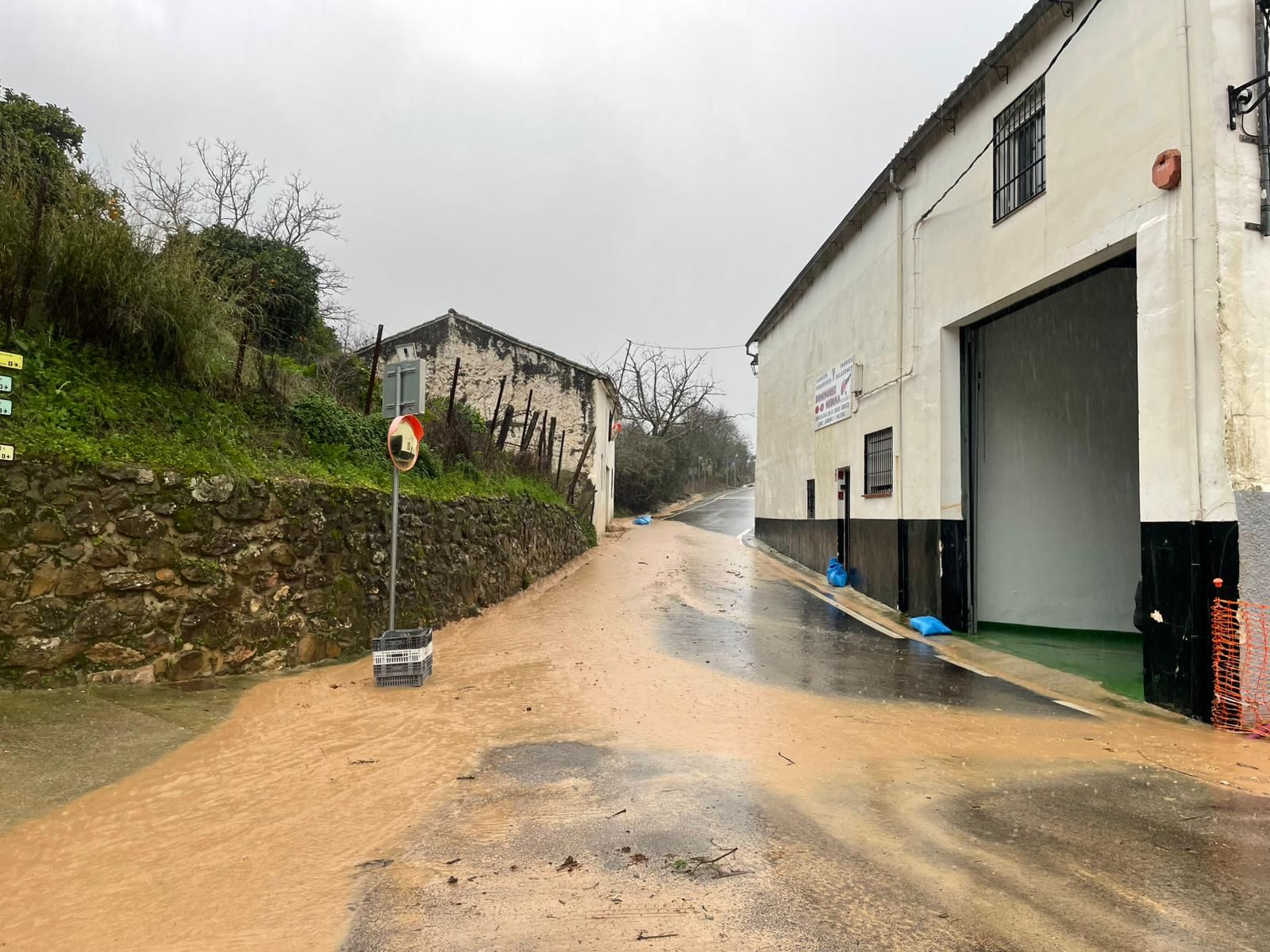 El paso de la borrasca Leonardo por la provincia de Málaga, en imágenes