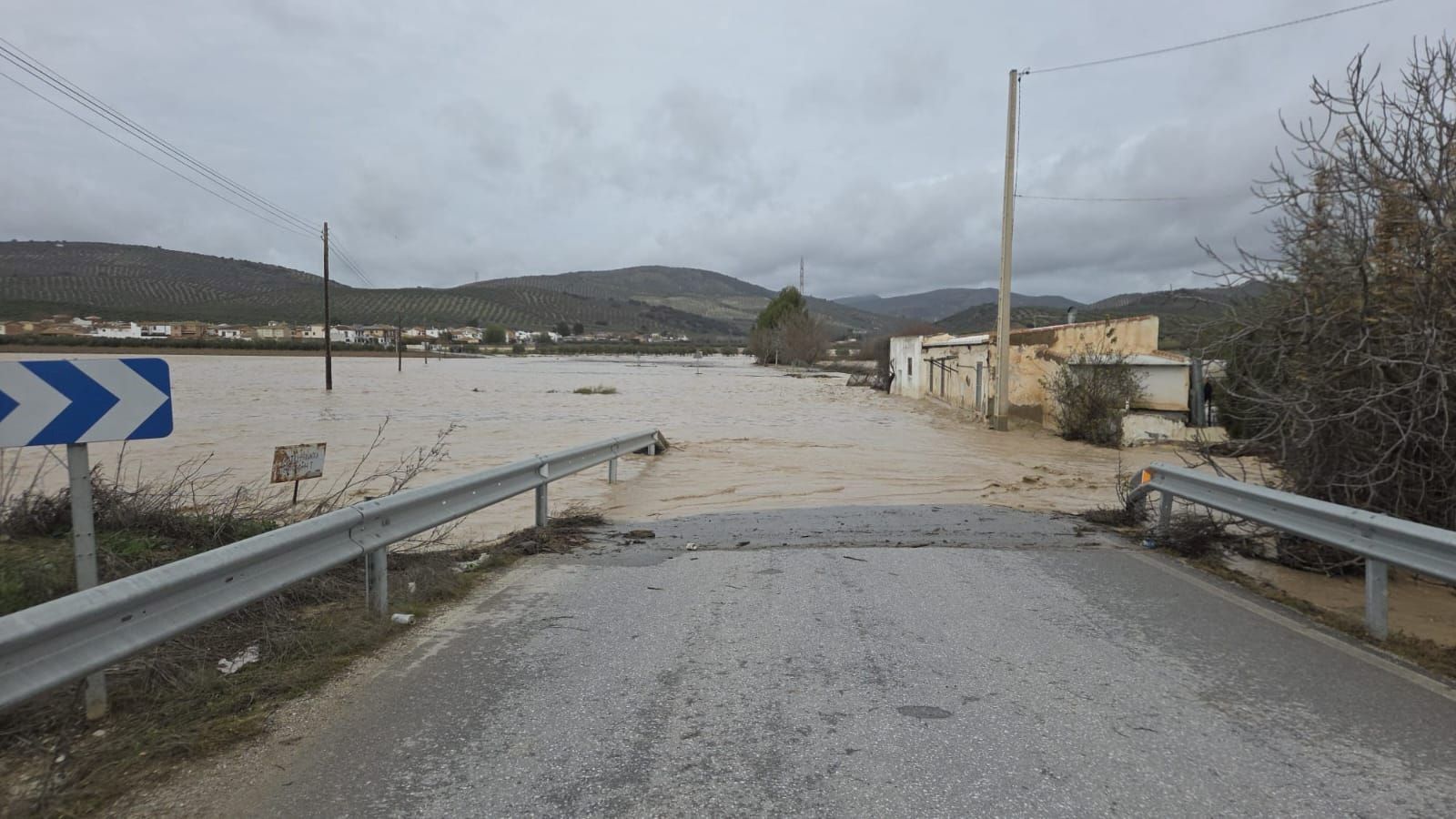 Viento, agua y destrozos: las imágenes de los efectos de la borrasca en la provincia de Granada