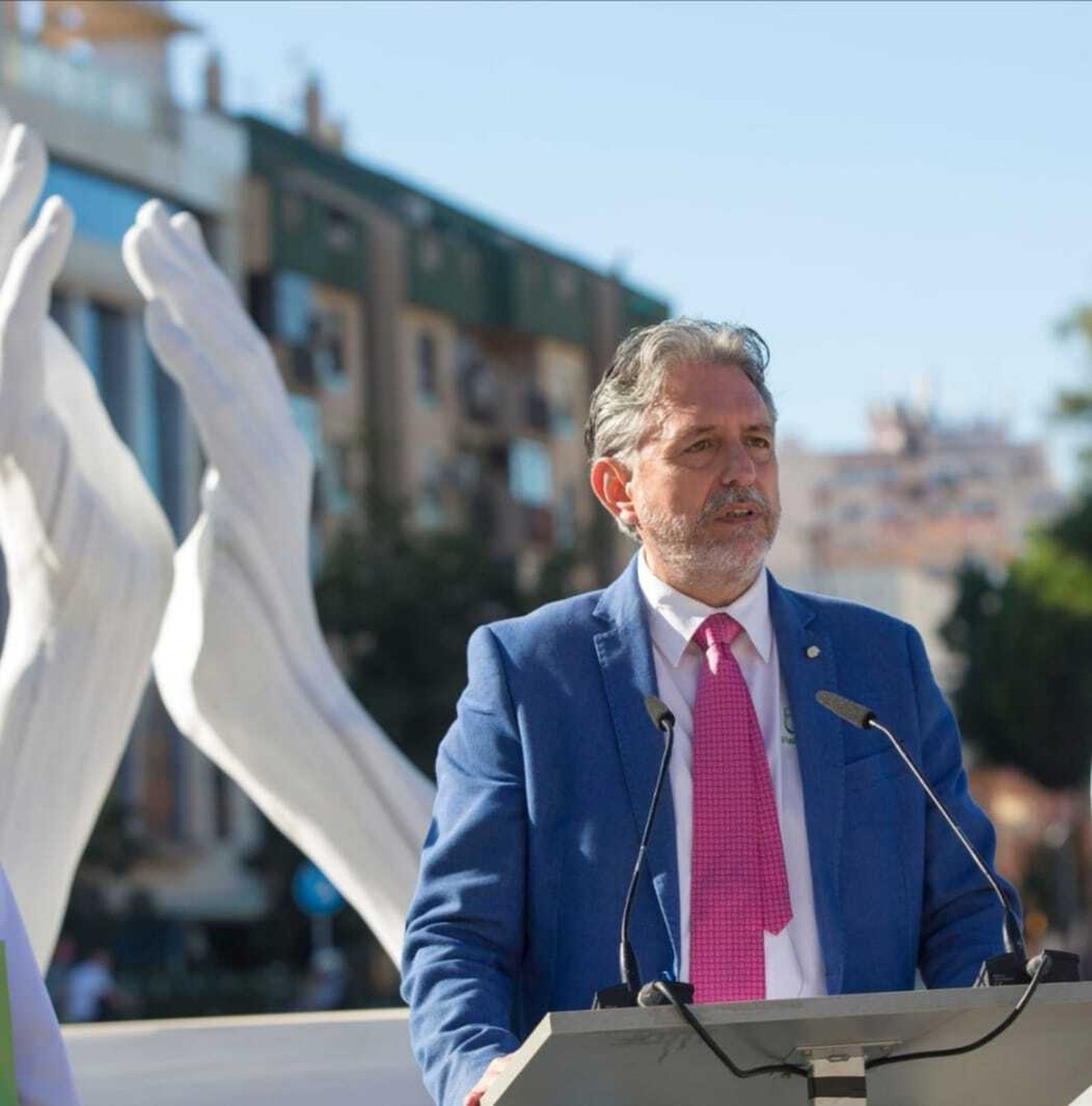 Juan Manuel Nieblas, presidente del Colegio Profesional de Fisioterapeutas de Andalucía.