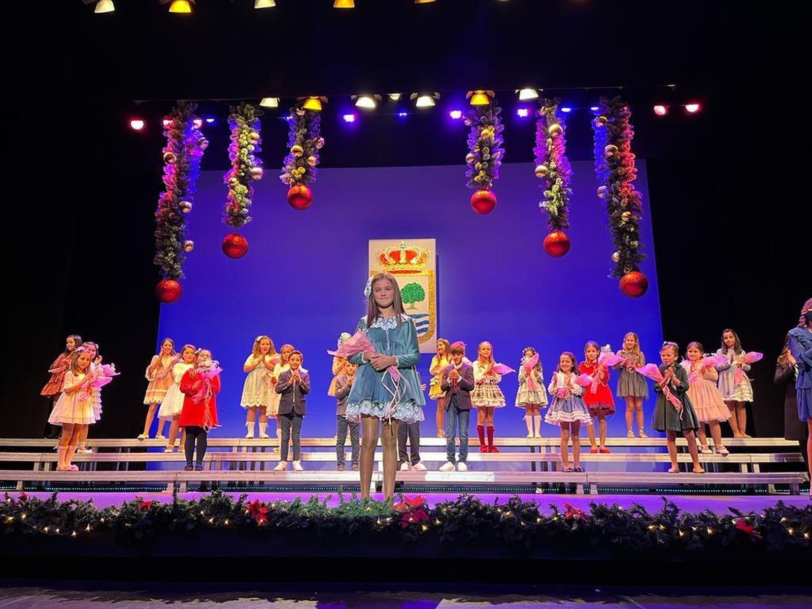 La reina infantil de los Carnavales de Isla Cristina, Candela Puerto Delgado.