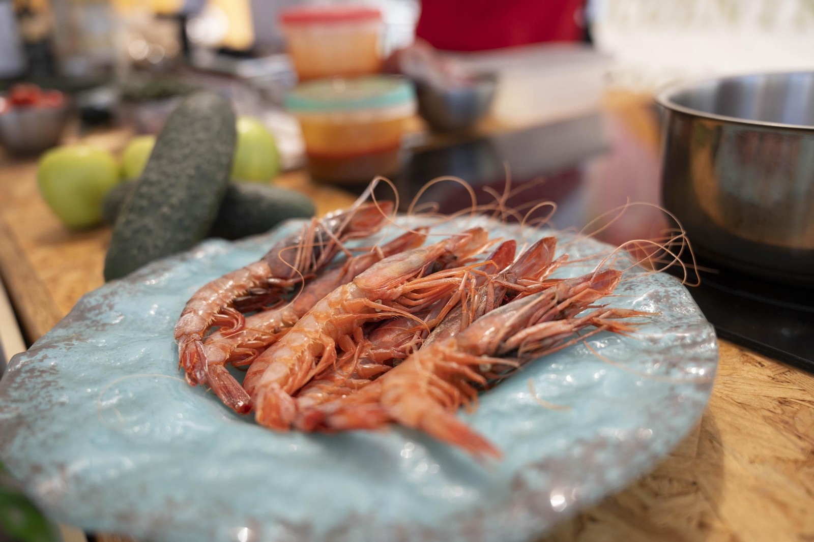 Las imágenes de la charla y degustación de la gamba roja por Rafa Rodríguez