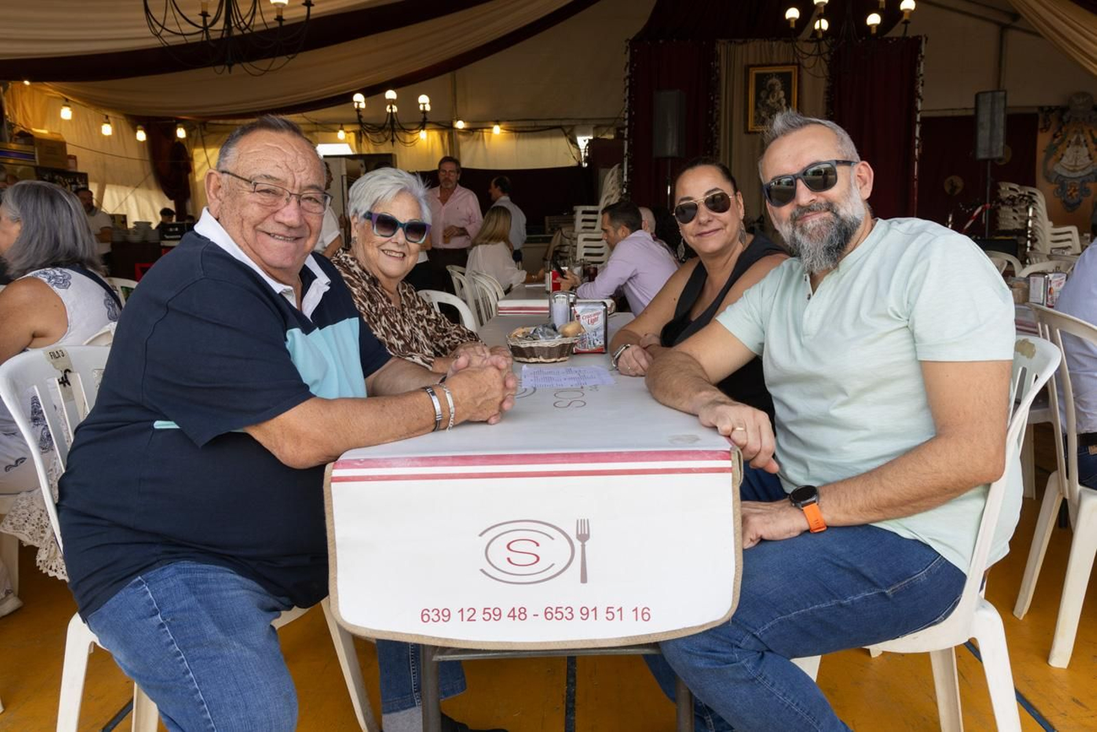 Las comidas de empresa se suceden en la Feria de San Lucas