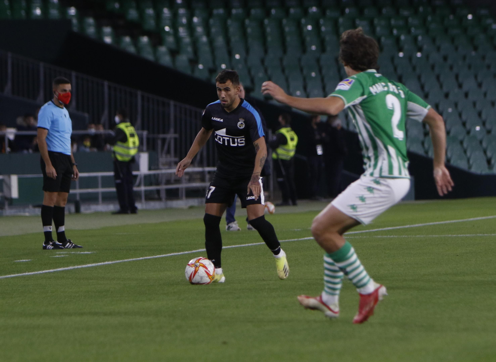Las fotos del triunfo de la Real Balompédica sobre el Betis Deportivo en el Villamarín