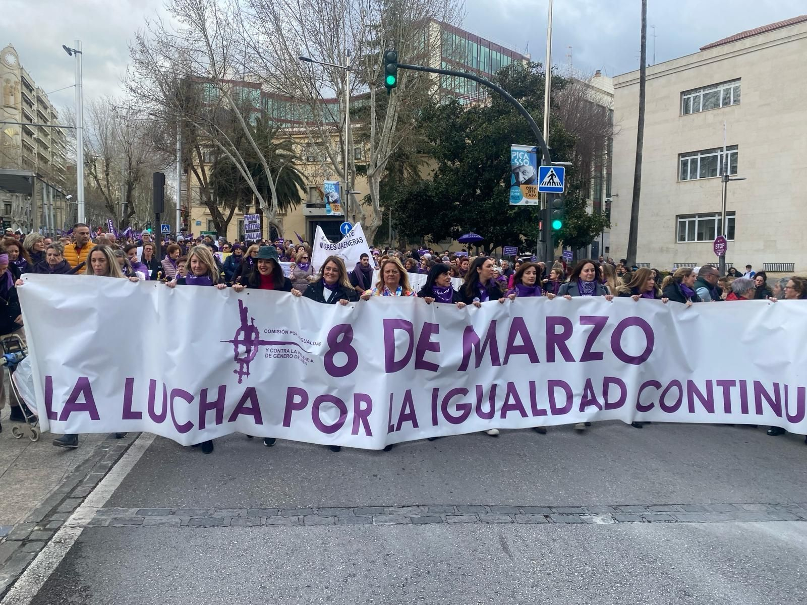 Manifestación del 8M en Jaén.