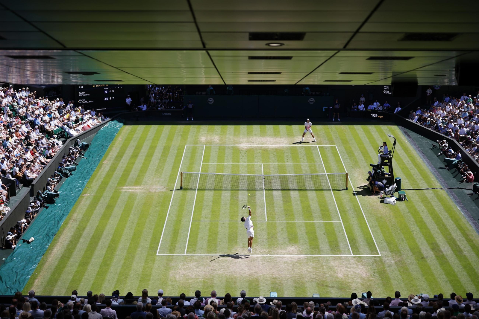 Las fotos del pase de Alcaraz a la final de Wimbledon Las fotos del pase de Alcaraz a la final de Wimbledon