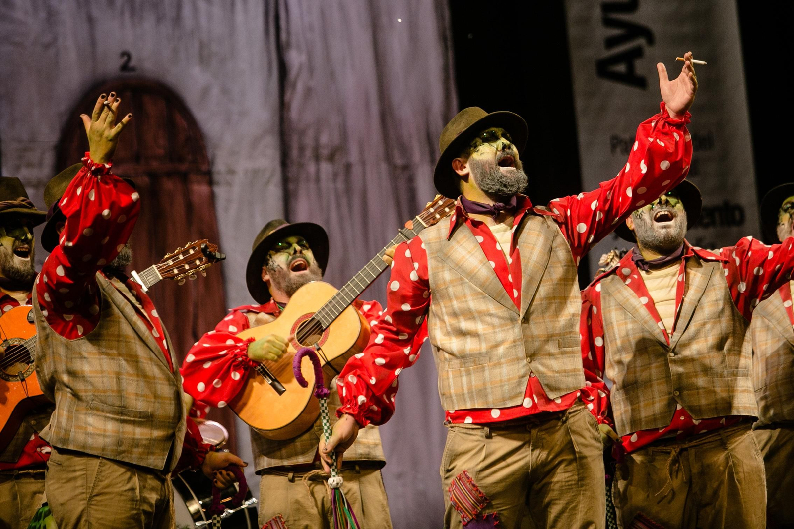 La comparsa "El viejo verde"