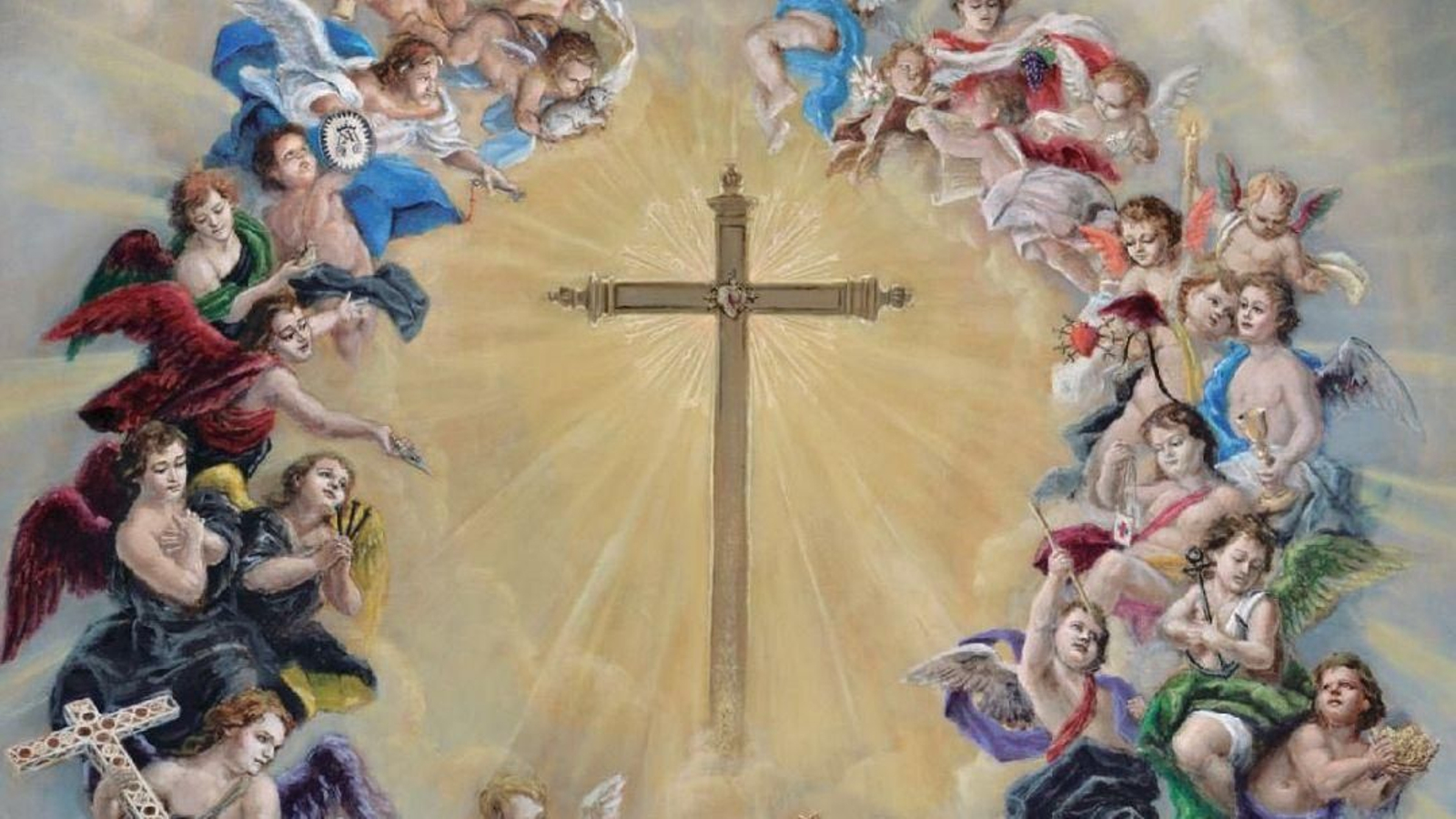 Cartel Oficial del I Centenario Fundacional de la Real Federación de Hermandades y Cofradías de Granada