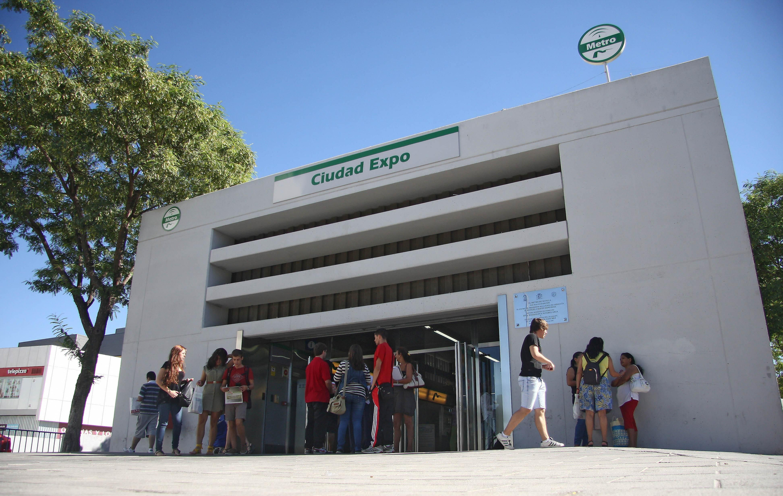 Una imagen de archivo de la estación de Metro de Ciudad Expo.