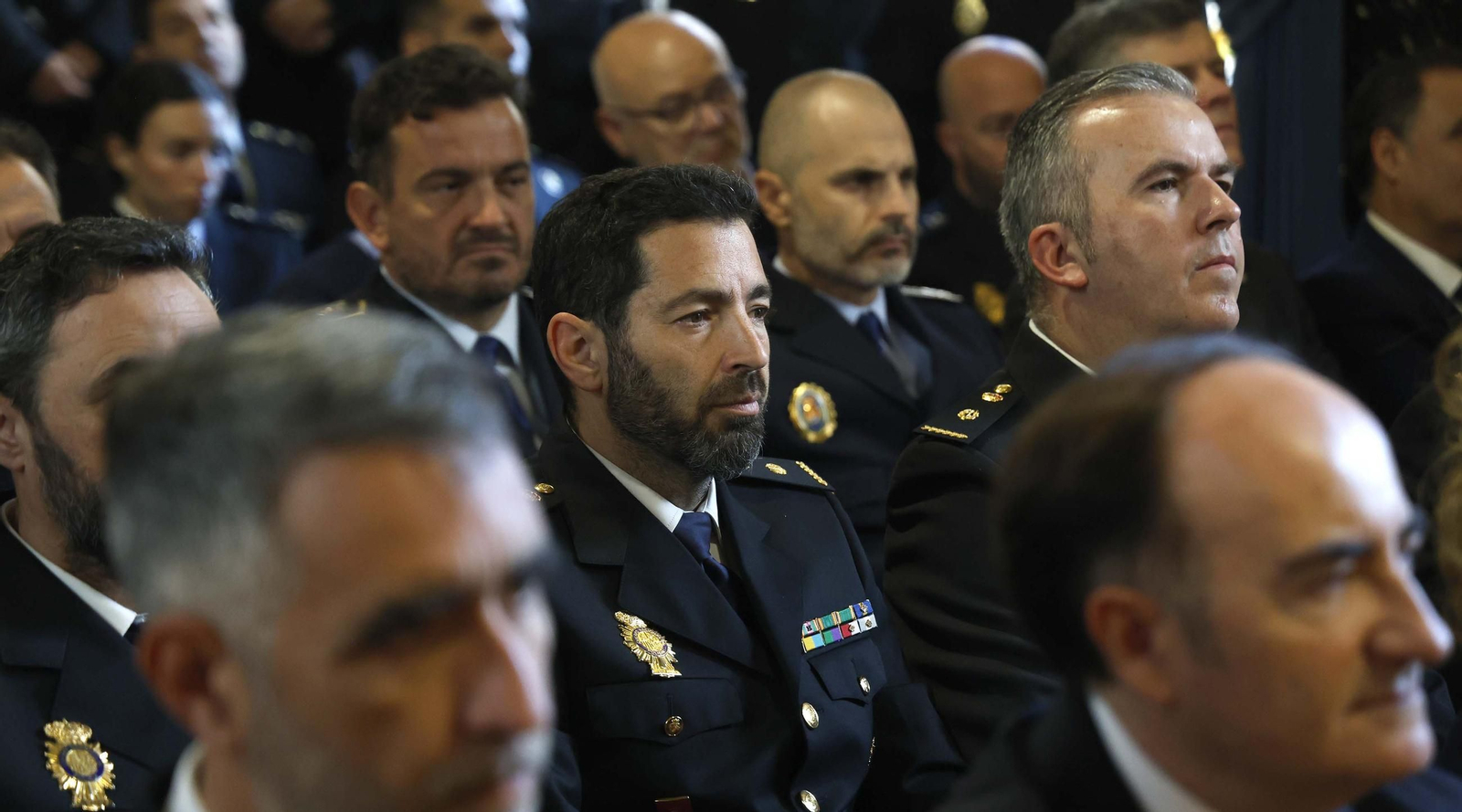 Las fotos del homenaje en Algeciras al inspector jefe de la Policía Nacional Francisco González Suárez