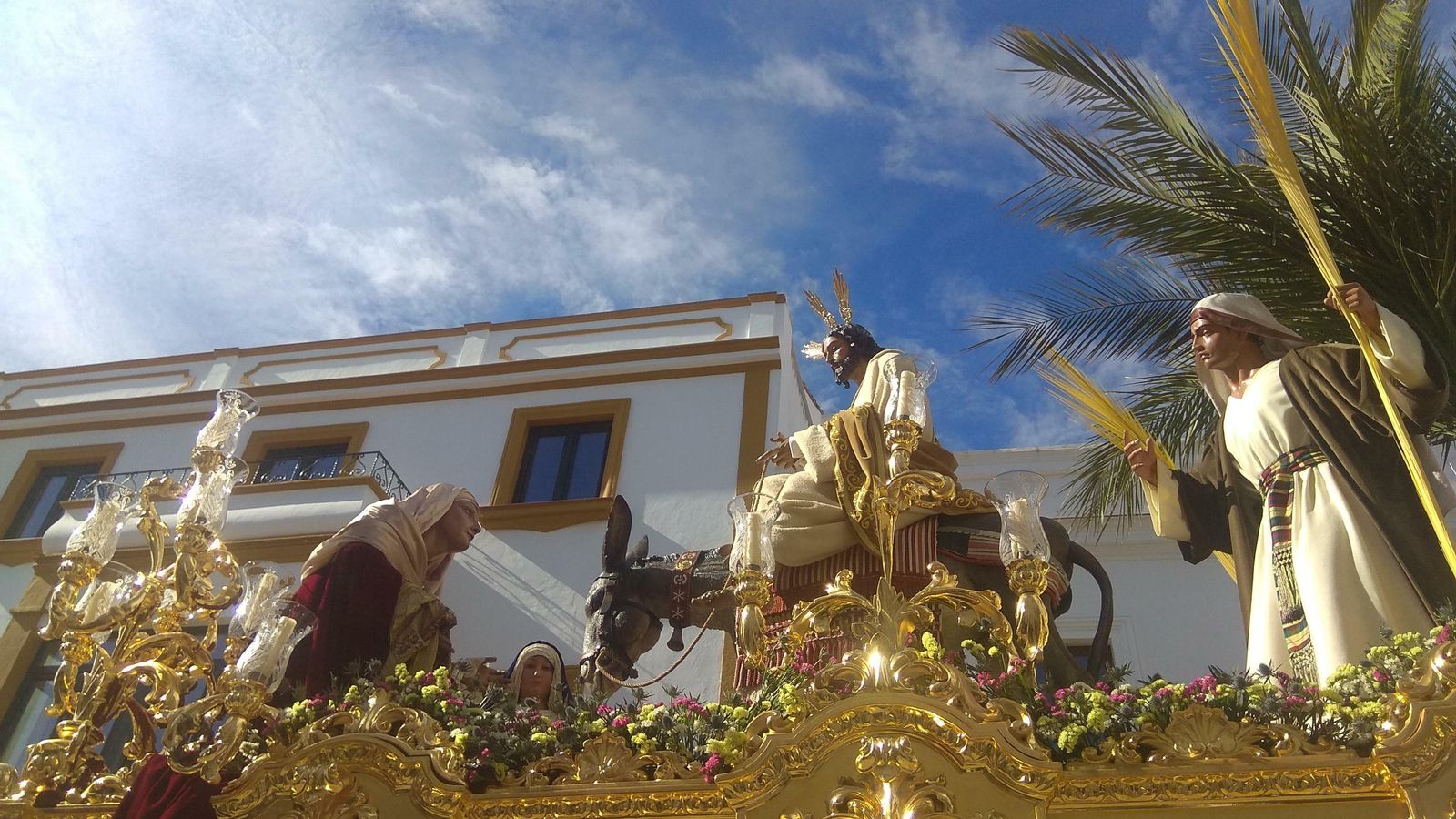 Paso de la Borriquita de Aracena.