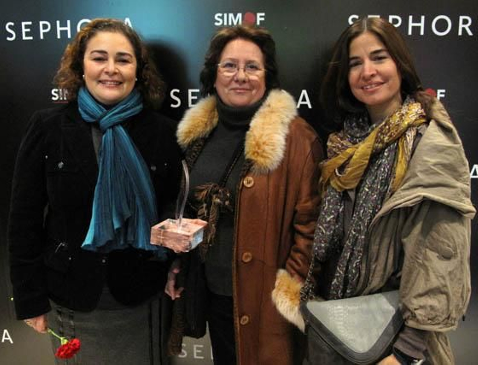 Las diseñadoras de Mof&ArtMaría José Sánchez, de Ángeles Espinar; Pitusa Gasul, y Carmen Cañaveral (Pepa Garrido).

Foto: Victoria Ramírez
