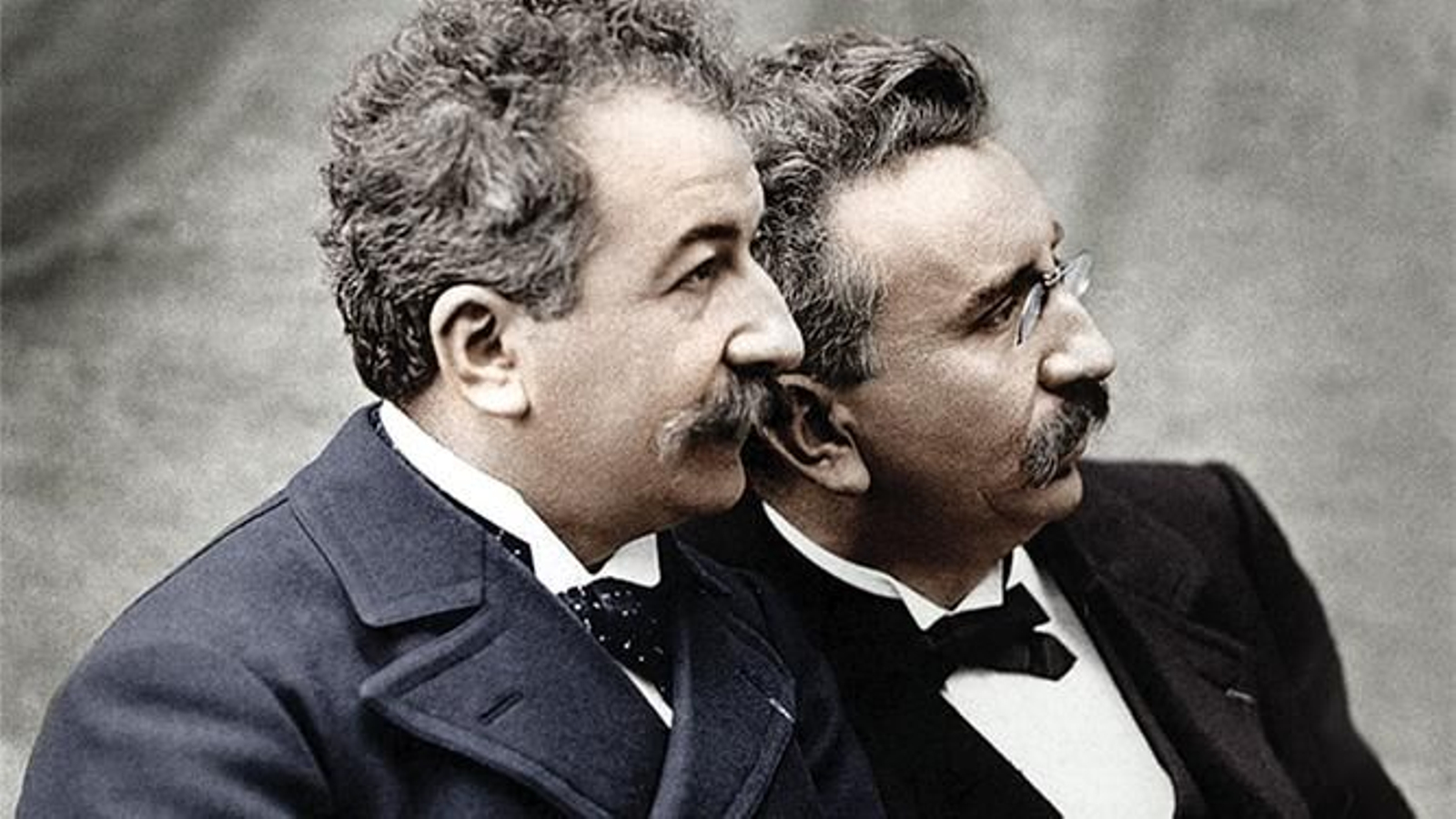 Los hermanos Auguste Marie Louis y Nicolas Lumière.