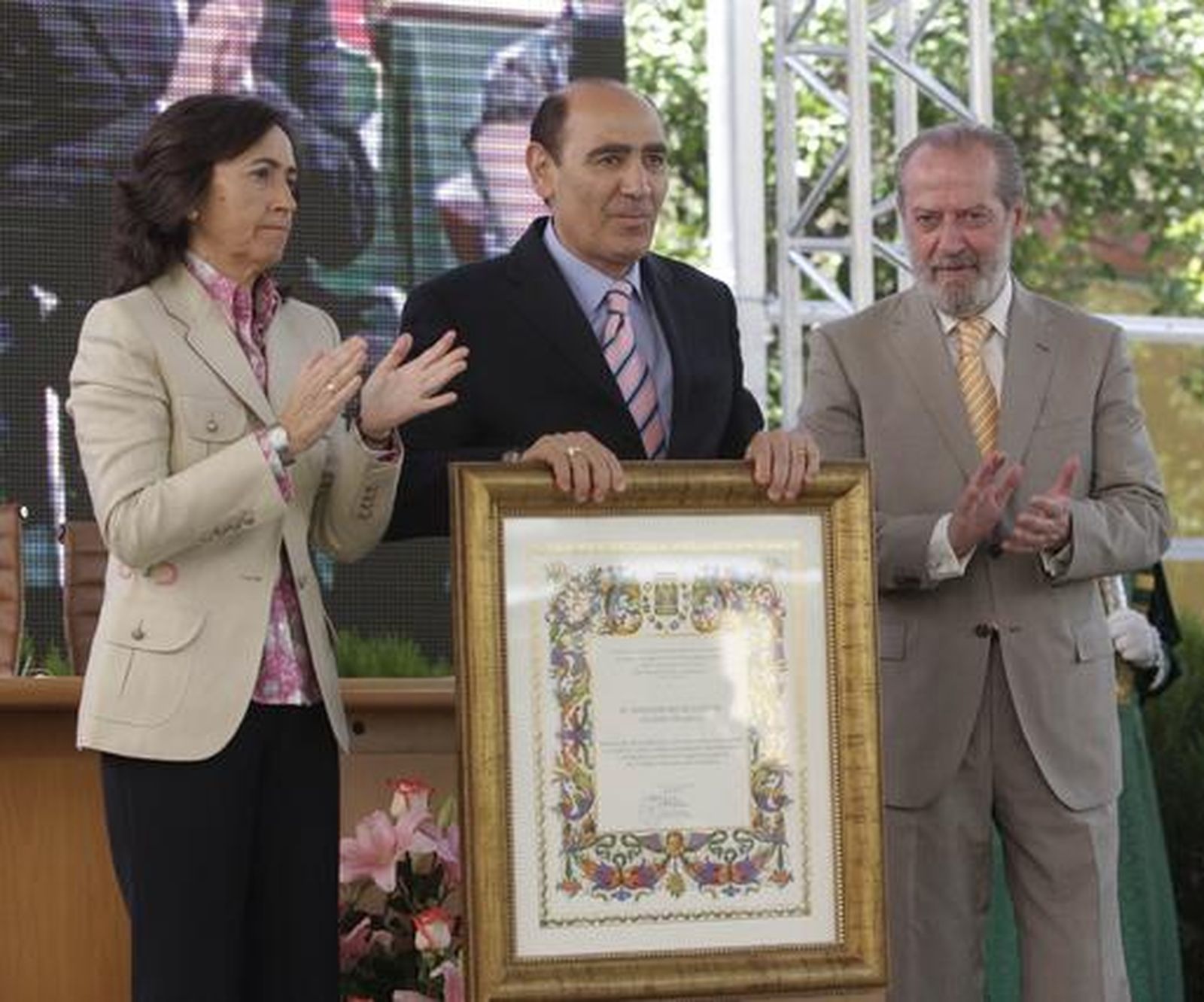 El cantaor Antonio Mairena fue nombrado Hijo Predilecto de la Provincia a título póstumo. 

Foto: Belen Vargas