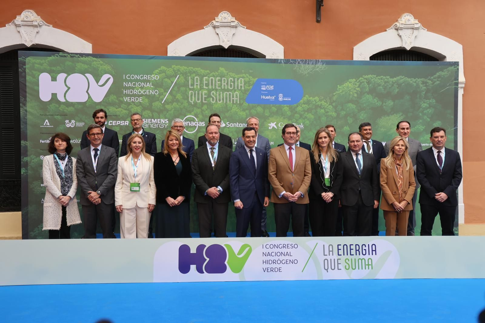 Imágenes de la inauguración del I Congreso Nacional de Hidrógeno Verde en Huelva