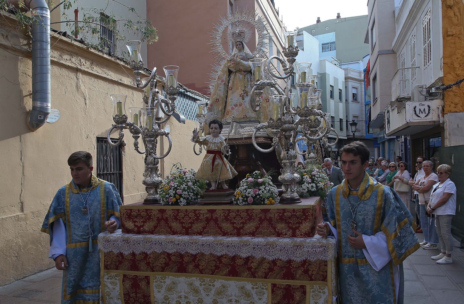 Las imágenes de la celebración del Corpus Christi en La Línea