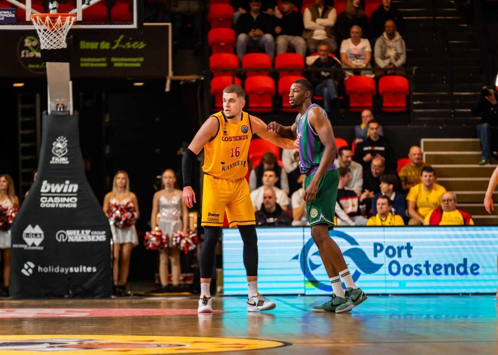 El Oostende-Unicaja, en fotos