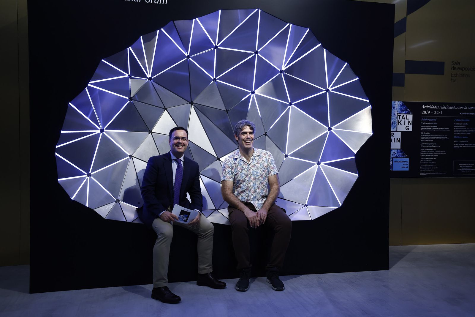 Las imágenes de la exposición interactiva “Talking Brains”