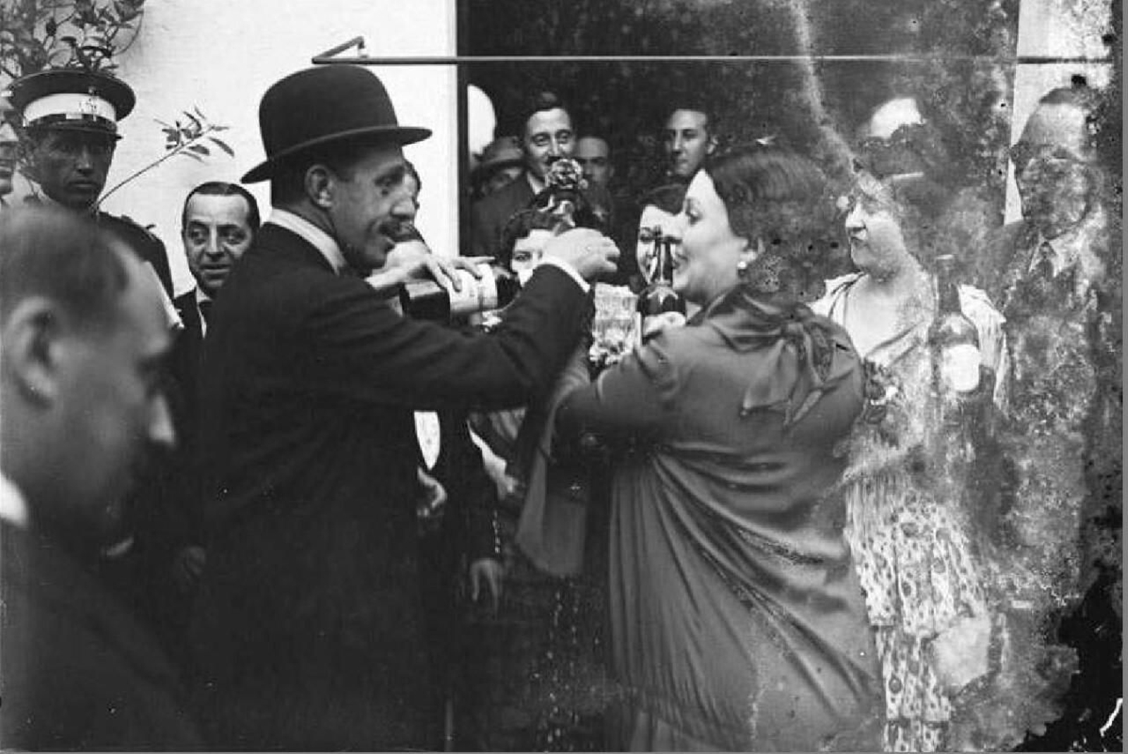 El rey Alfonso XIII en Barcelona, 1929.